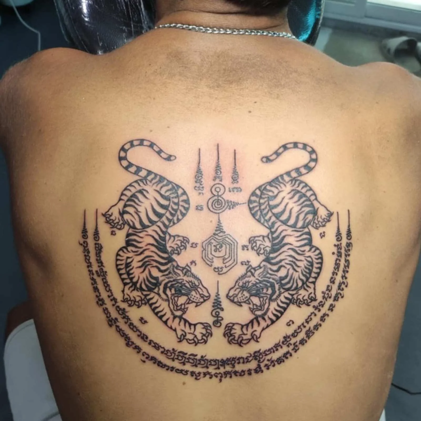 machine two tigers from ajarn ben fighters ink