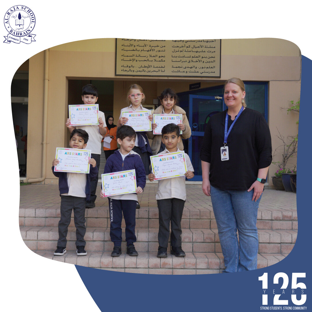 At ARS we like to reward our students for their creativity, excellence and for performing well in their studies and behavior. To all our Lower Elementary stars, congratulations on your achievement.
We are proud of you!

#125yearsofalraja #bahrain #ma