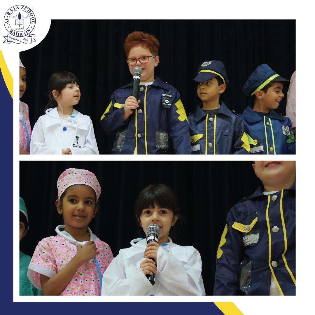 Our Lower Elementary assembly, organized by the English Department, was a delightful showcase of dreams and aspirations! 🌟Our KG 2 students confidently took the stage to share their future aspirations, revealing what they aspire to be when they grow