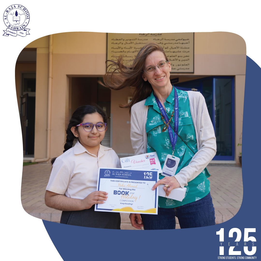 Congratulations to Heba Ahmed, Grade 2, for winnig the first-place position in our &quot;Book Your Holiday&quot; Instagram competition held on April 30th! 🏆 Her remarkable entry captured the hearts of our community, accruing an impressive 91 likes. 