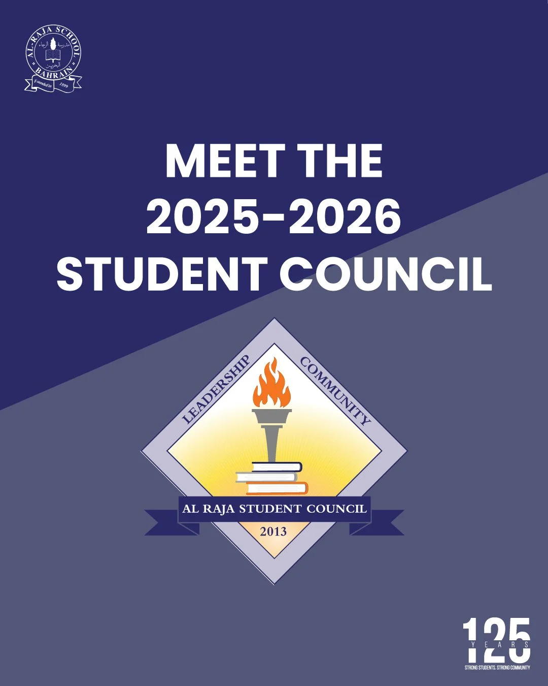 Meet the 2025-2026 Student Council! 🎉 We wish you all the best as you take on this important role. Here&rsquo;s to a fantastic year ahead! 🌟

 #125yearsofalraja #bahrain