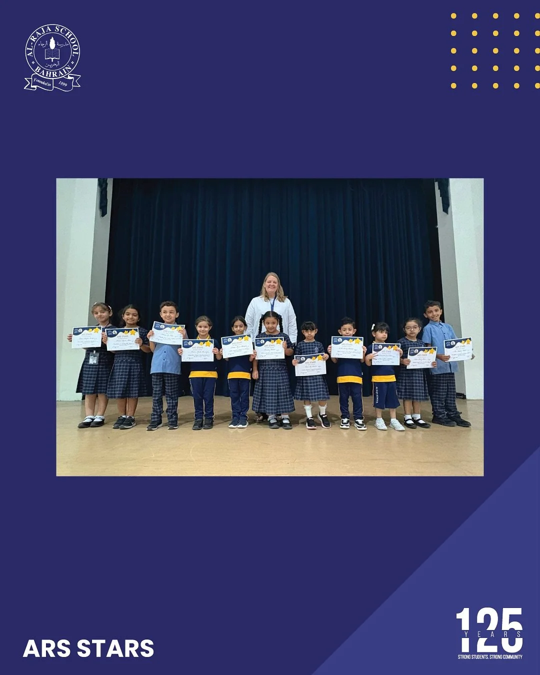 At ARS, we believe in celebrating our students&rsquo; creativity, excellence, and outstanding performance in both academics and behavior. ✨

Our Lower Elementary stars received their ARS Stars Certificates a recognition of their hard work and dedicat