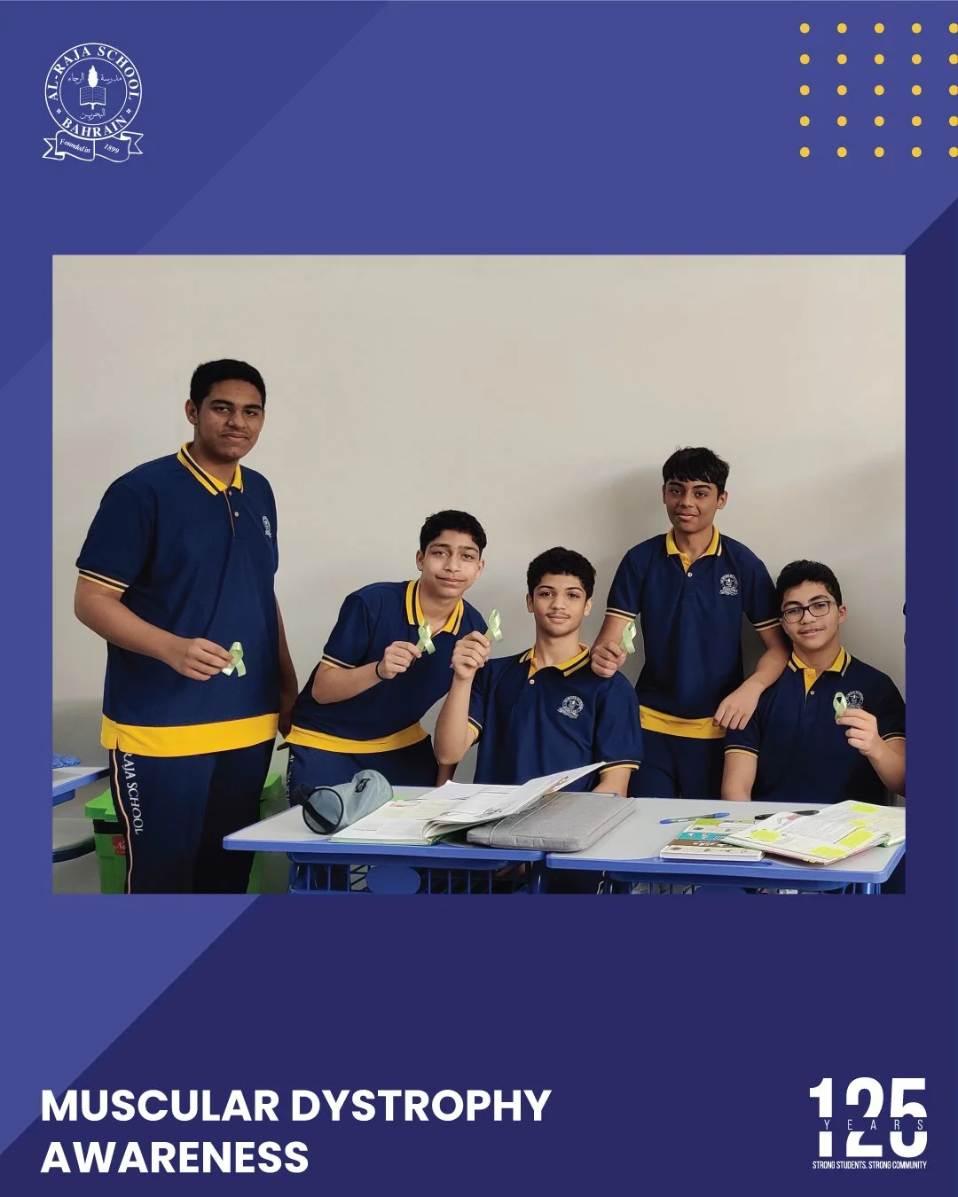 As part of their science lessons, Grade 9 students explored the muscular system learning how it works, the different types of muscles, and how to keep them healthy and strong. They also discussed muscular dystrophy, its impact, and the importance of 
