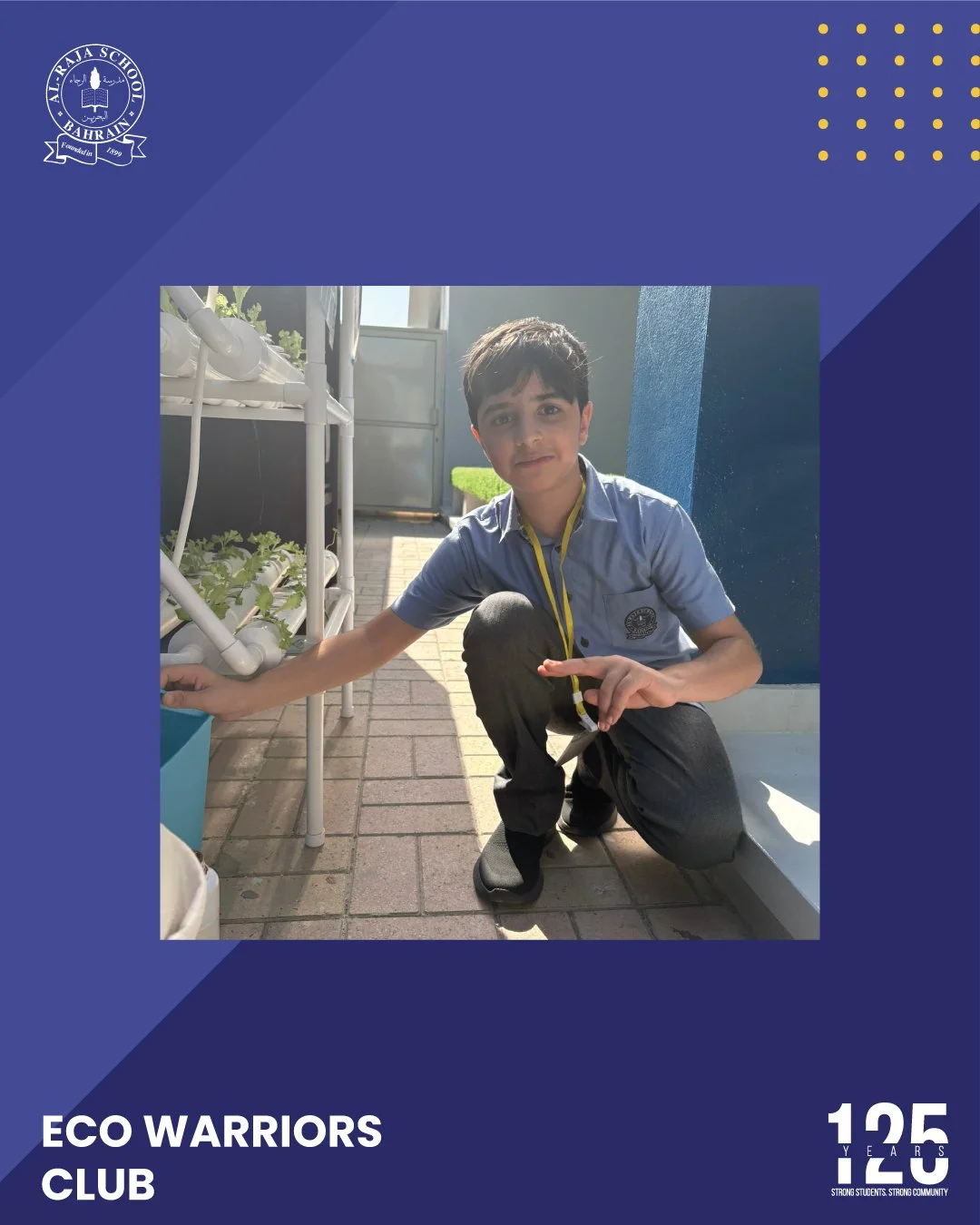 As part of the Eco Warriors initiative, students from each class are checking on the progress of our hydroponic garden, testing its pH levels and monitoring mineral balance to ensure healthy growth. 💧🌱 Great job, Eco Warriors!

 #125yearsofalraja #