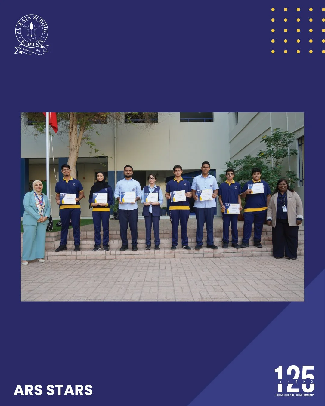 At ARS, we believe in celebrating our students&rsquo; creativity, excellence, and outstanding performance in both academics and behavior. ✨

Our High School stars received their ARS Stars Certificates a recognition of their hard work and dedication. 