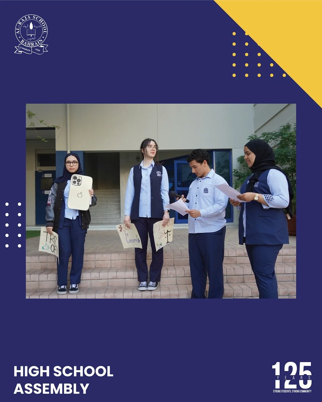 In today&rsquo;s High School assembly, our AP Economics students brought economic concepts to life through a creative role play activity! 💡 They presented on trade-offs, opportunity costs, and consumer benefits, connecting these ideas to real-life e