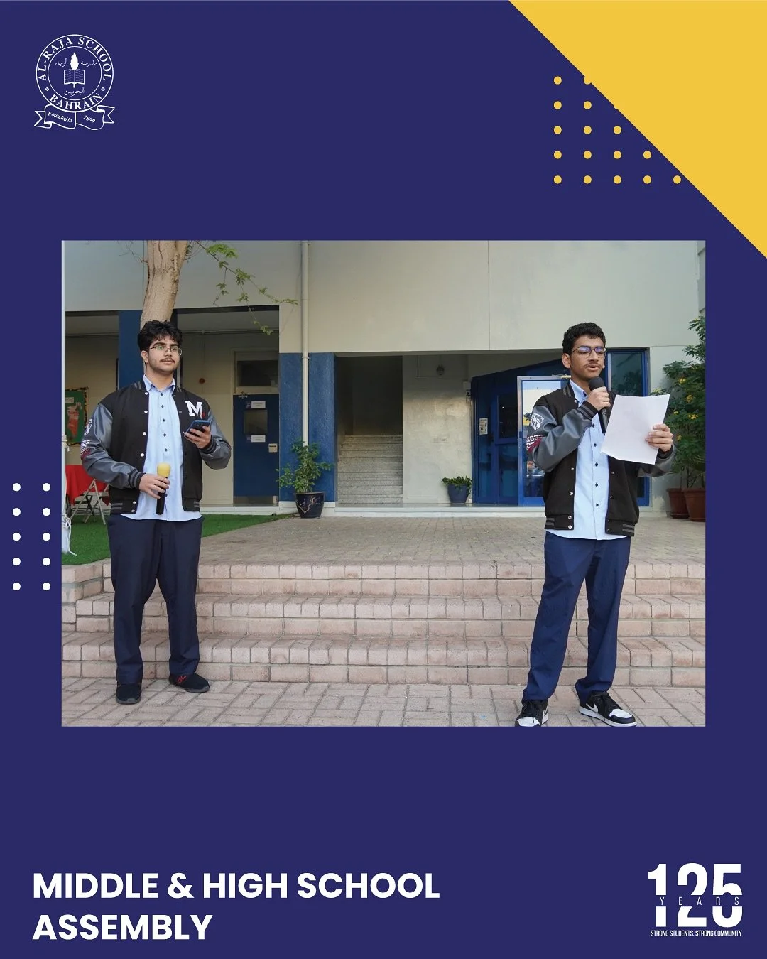 This week&rsquo;s middle &amp; high school assembly, organized by our Social Counselor Department, focused on understanding the difference between kindness and strength. Students shared different scenarios, and their peers had to guess whether each o