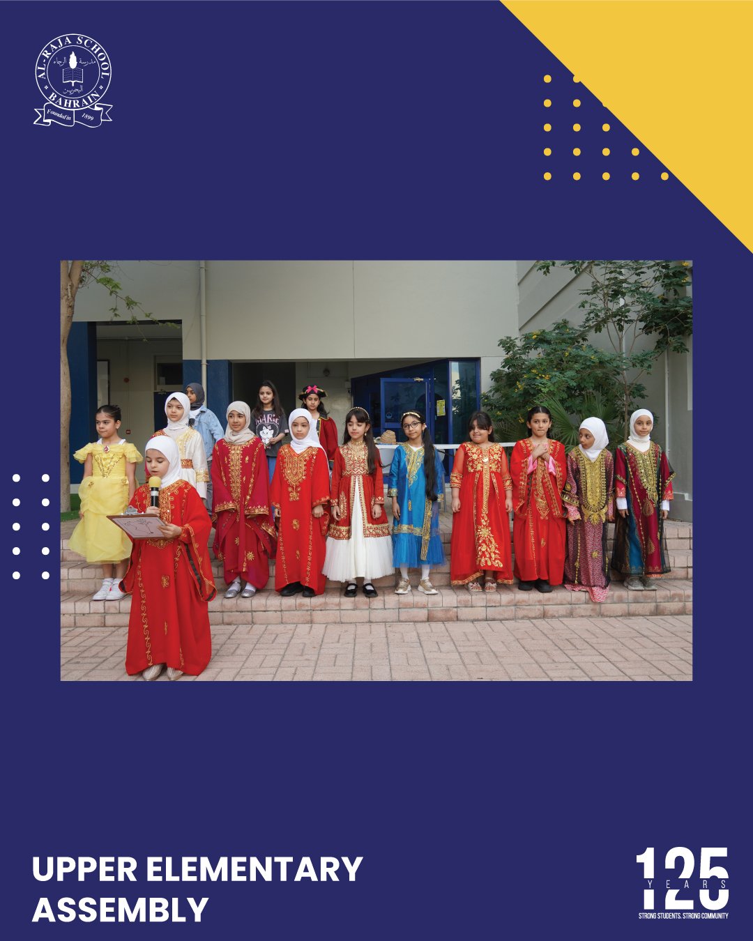 Today&rsquo;s Upper Elementary assembly was filled with National Day spirit and pride! 🇧🇭Organized by our Social Studies Department, our students shared inspiring facts about Bahrain and performed a beautiful song celebrating our beloved kingdom. A