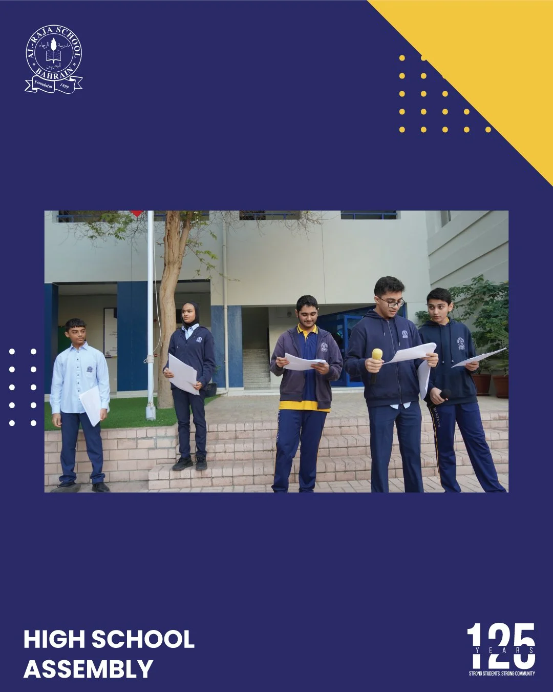 In today&rsquo;s High School assembly, our students took part in &ldquo;The Great Road Trip Conversion Challenge&rdquo;! 🚗📐Through a fun and interactive skit, they explored unit conversions, from kilometers to miles to calculating speed in meters p