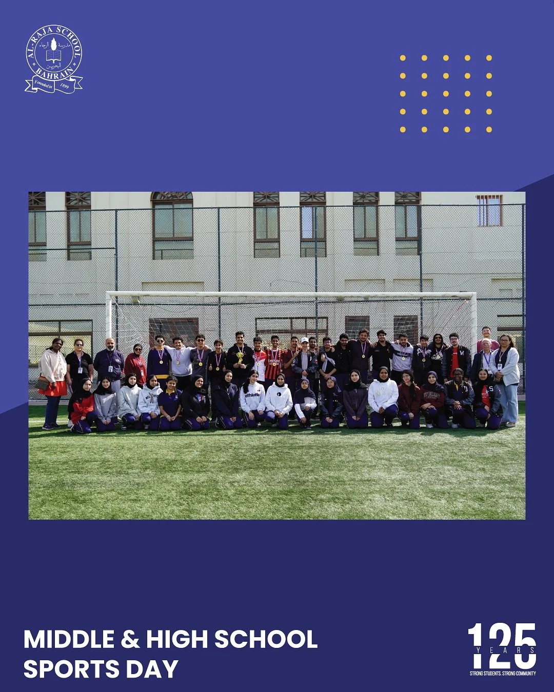 Last week, our Middle &amp; High School students enjoyed an action-packed Sports Day at Isa Town Club! The day was filled with fun activities, teamwork, and excitement. We also appreciate your support in promoting environmental responsibility by ensu