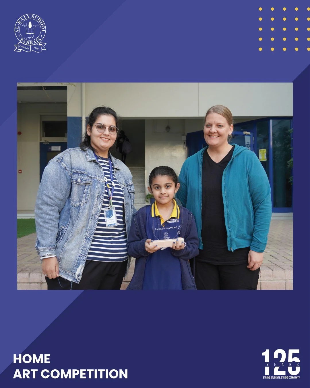 We would like to congratulate the winners of the Al Raja Art Competition 2025 &ndash; HOME, which was held in December 🏠🎨 This competition provided a wonderful opportunity for our students to gain exposure, showcase their creativity, and be recogni