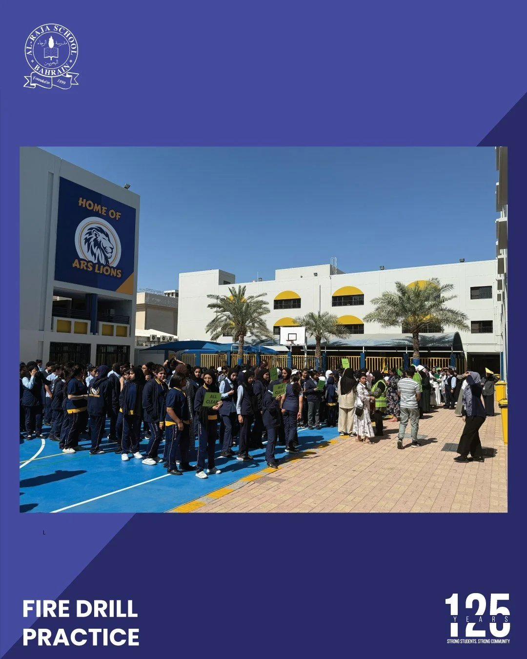 As part of our commitment to safety, the Crisis Committee organized a fire drill last Tuesday to ensure our students are well prepared in the event of an emergency. The drill helped students understand the proper evacuation procedures and how to safe