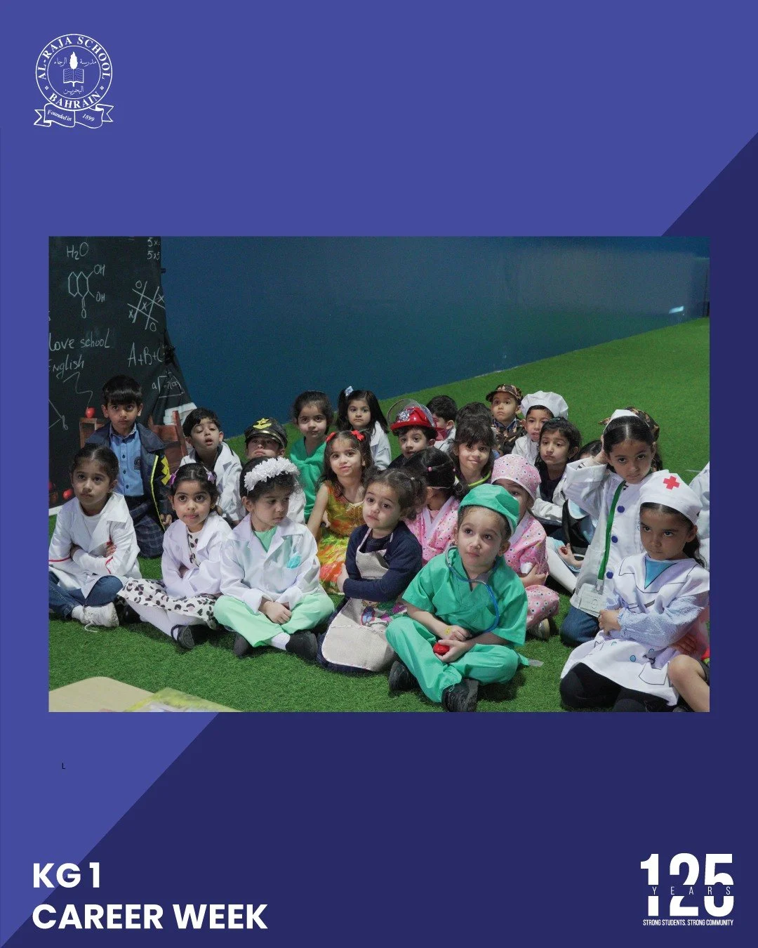 Our KG1 students had a wonderful Career Week, exploring different occupations and learning through hands-on experiences! 👩&zwj;⚕️👨&zwj;🍳👩&zwj;🏫 As part of their learning, they practiced different jobs, and we were delighted to welcome two parent