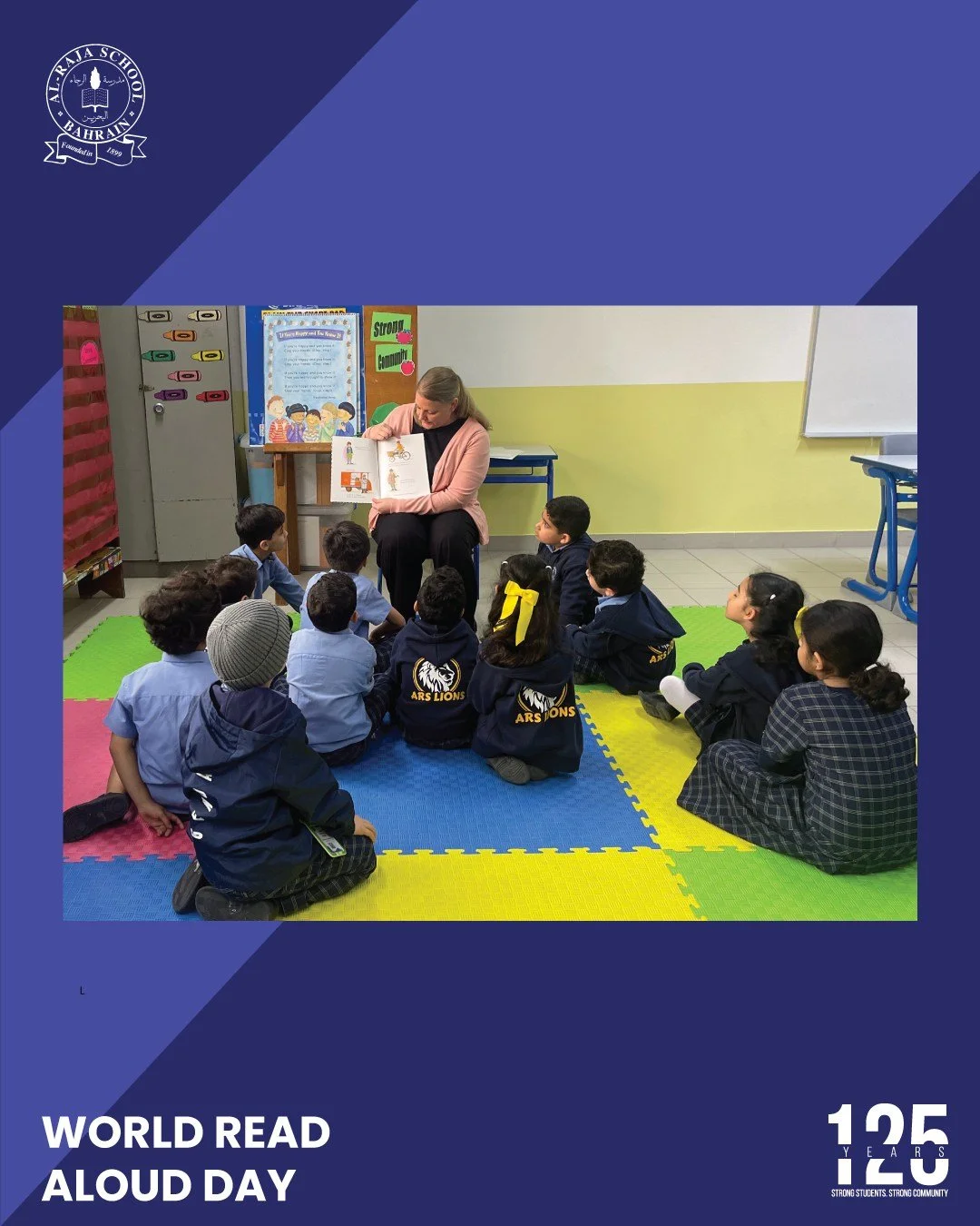 Our Lower Elementary section celebrated World Read Aloud Day, observed worldwide on the 4th of February. 📚 Some parents joined in by reading stories to the students, making the day even more special. Taking time to read a story to your child and mak
