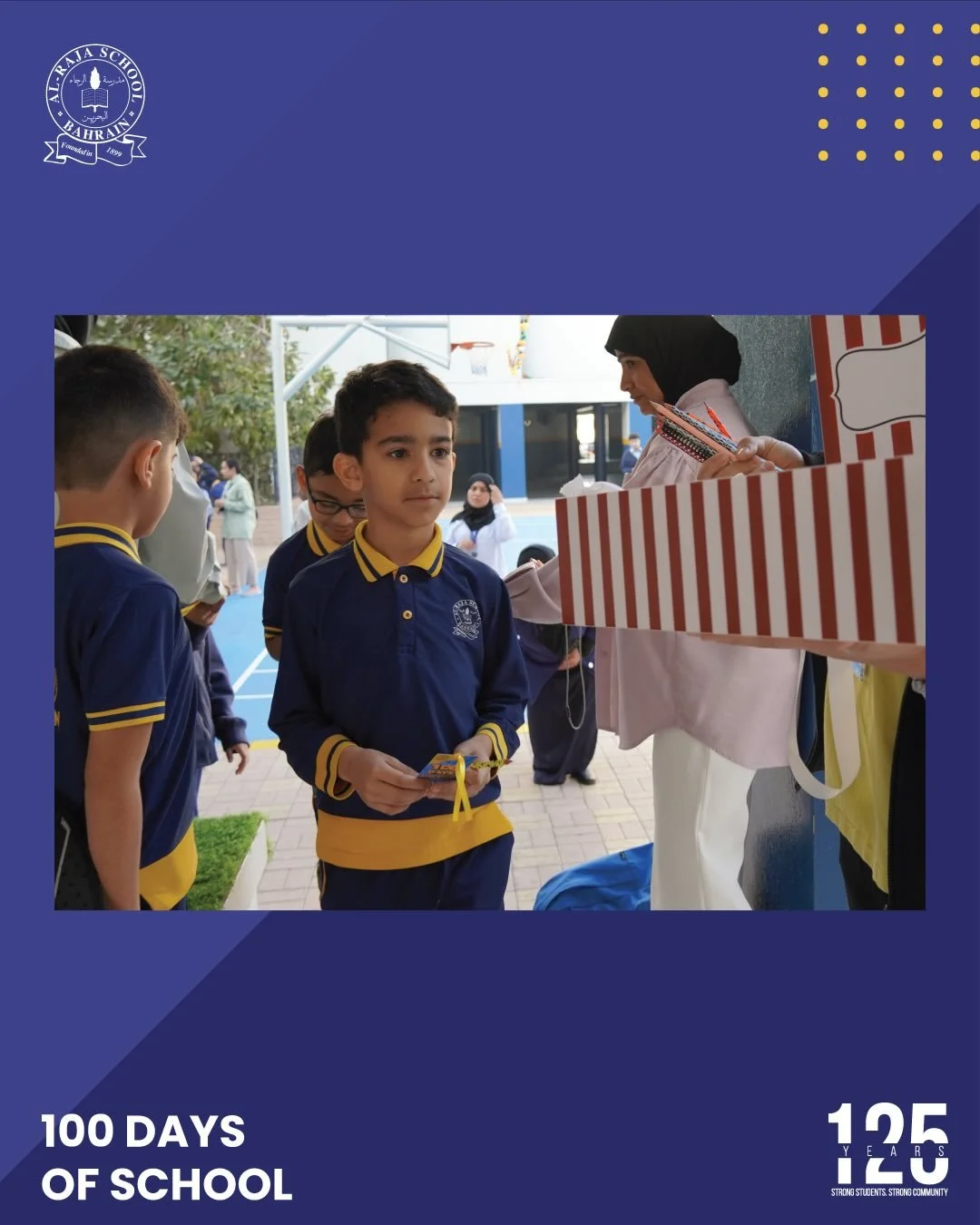 This February marked 100 Days of School! We celebrated our students&rsquo; positive attitudes and achievements with some &ldquo;100 days smarter&rdquo; pens, pencils, and bookmarks tokens. As we look forward, we are praying for the day we can all be 