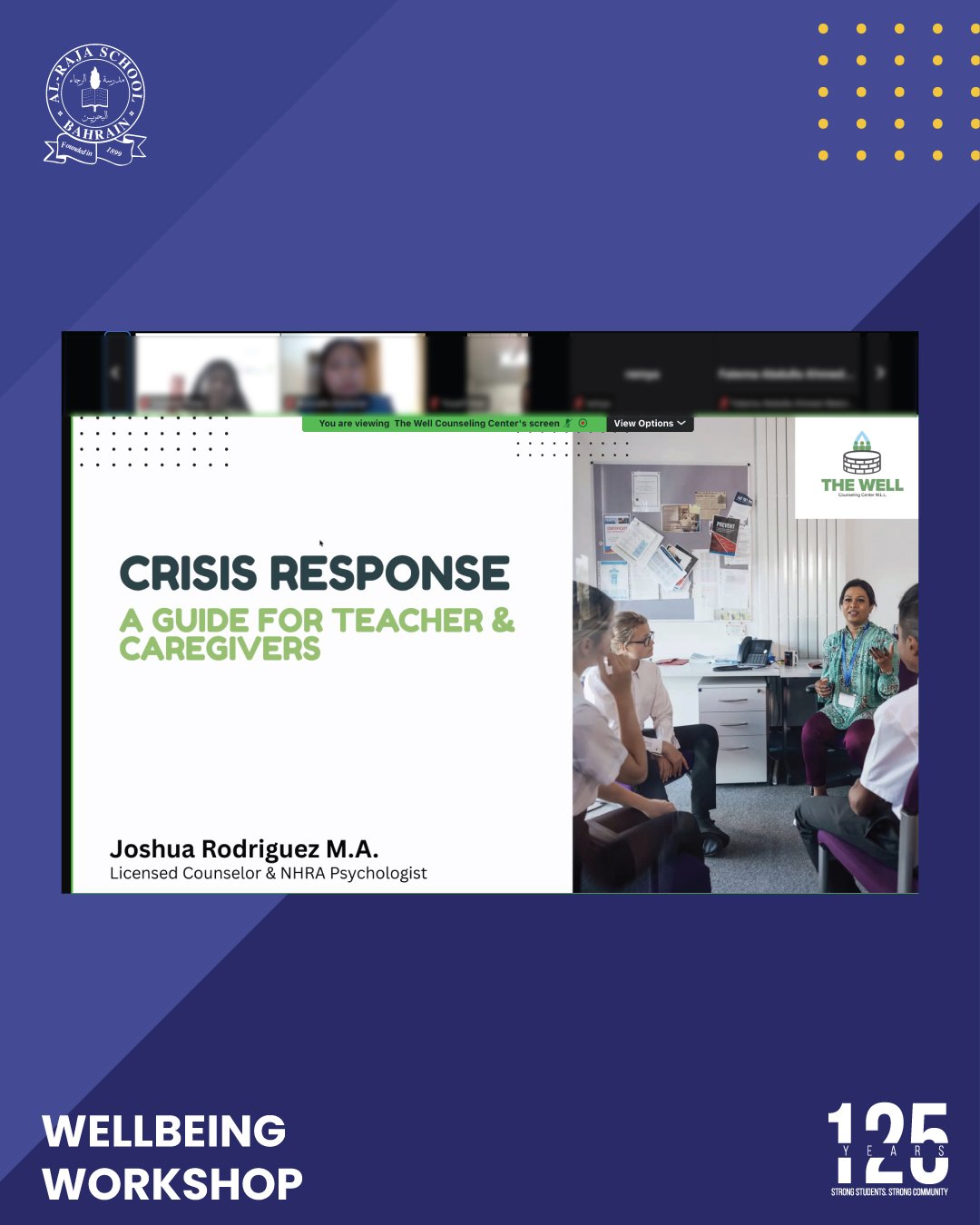 Wellbeing Workshop🧠✨ 
Thank you to everyone who shared their feedback and challenges, your openness helps us support you better. In response, we organized a wellbeing workshop to provide guidance during this time. We truly appreciate your dedication