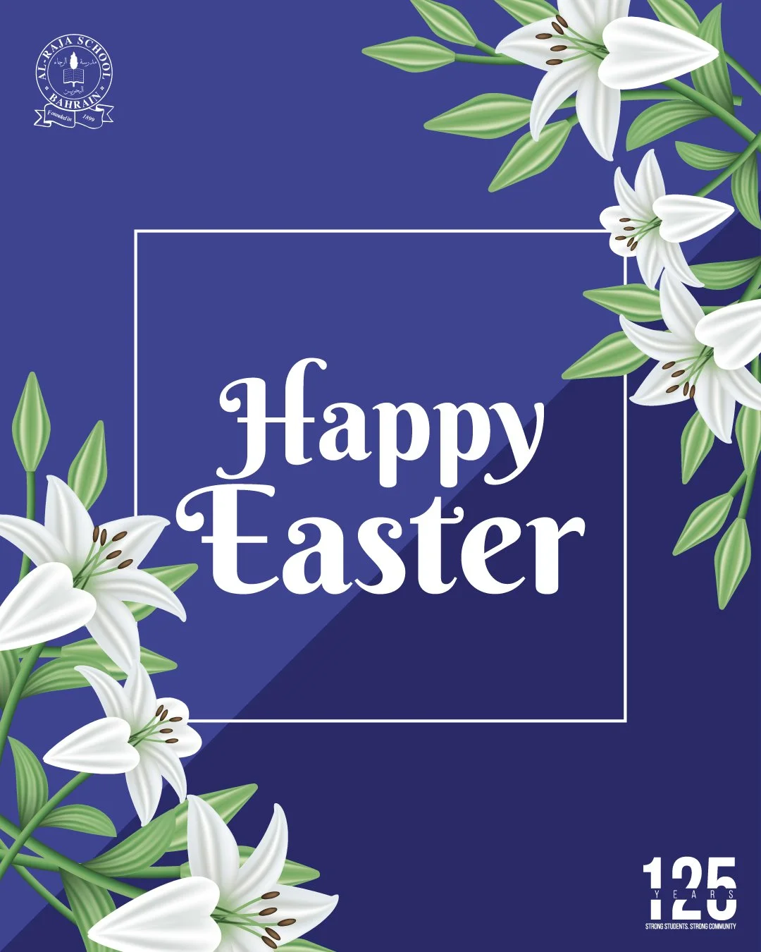 Wishing all our families a very happy and blessed Easter 🌸✨

 #125yearsofalraja #bahrain