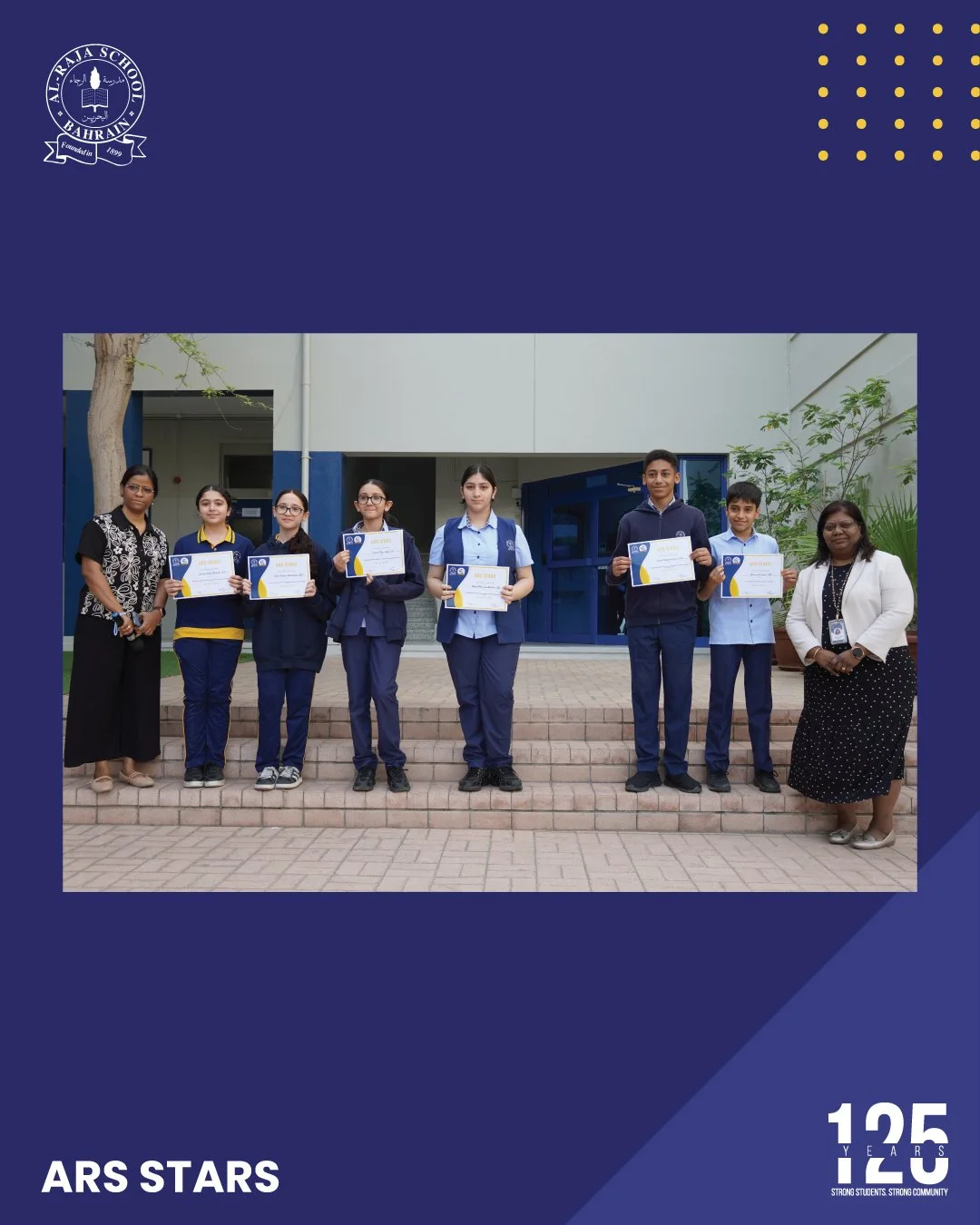 At ARS, we believe in celebrating our students&rsquo; creativity, excellence, and outstanding performance in both academics and behavior. ✨

Today, our Middle School stars received their ARS Stars Certificates a recognition of their hard work and ded
