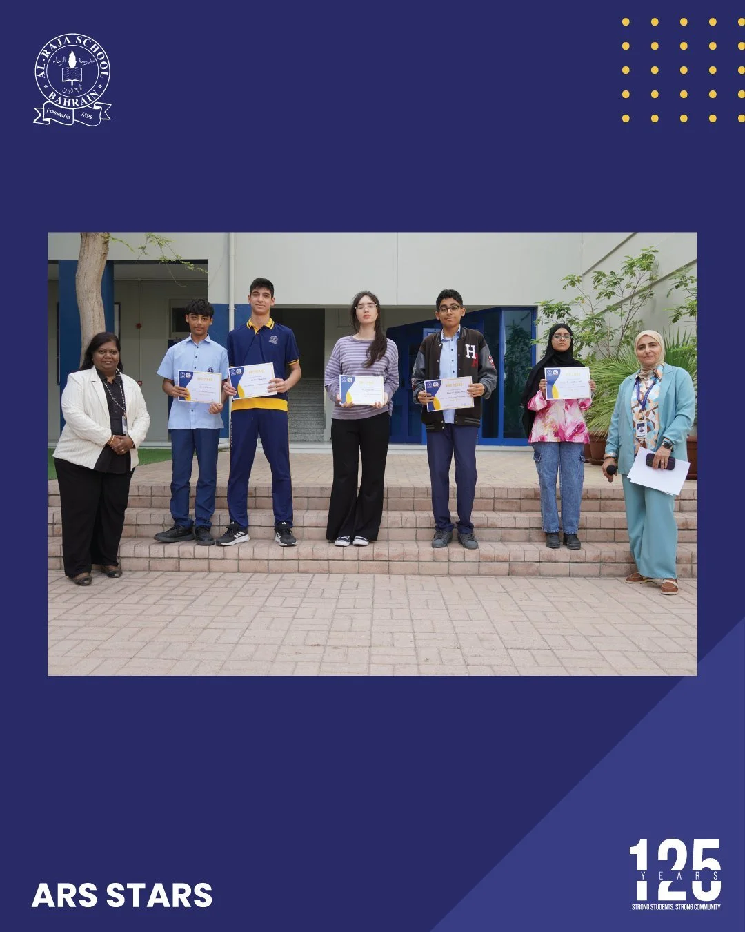 At ARS, we believe in celebrating our students&rsquo; creativity, excellence, and outstanding performance in both academics and behavior. ✨

Today, our High School stars received their ARS Stars Certificates a recognition of their hard work and dedic