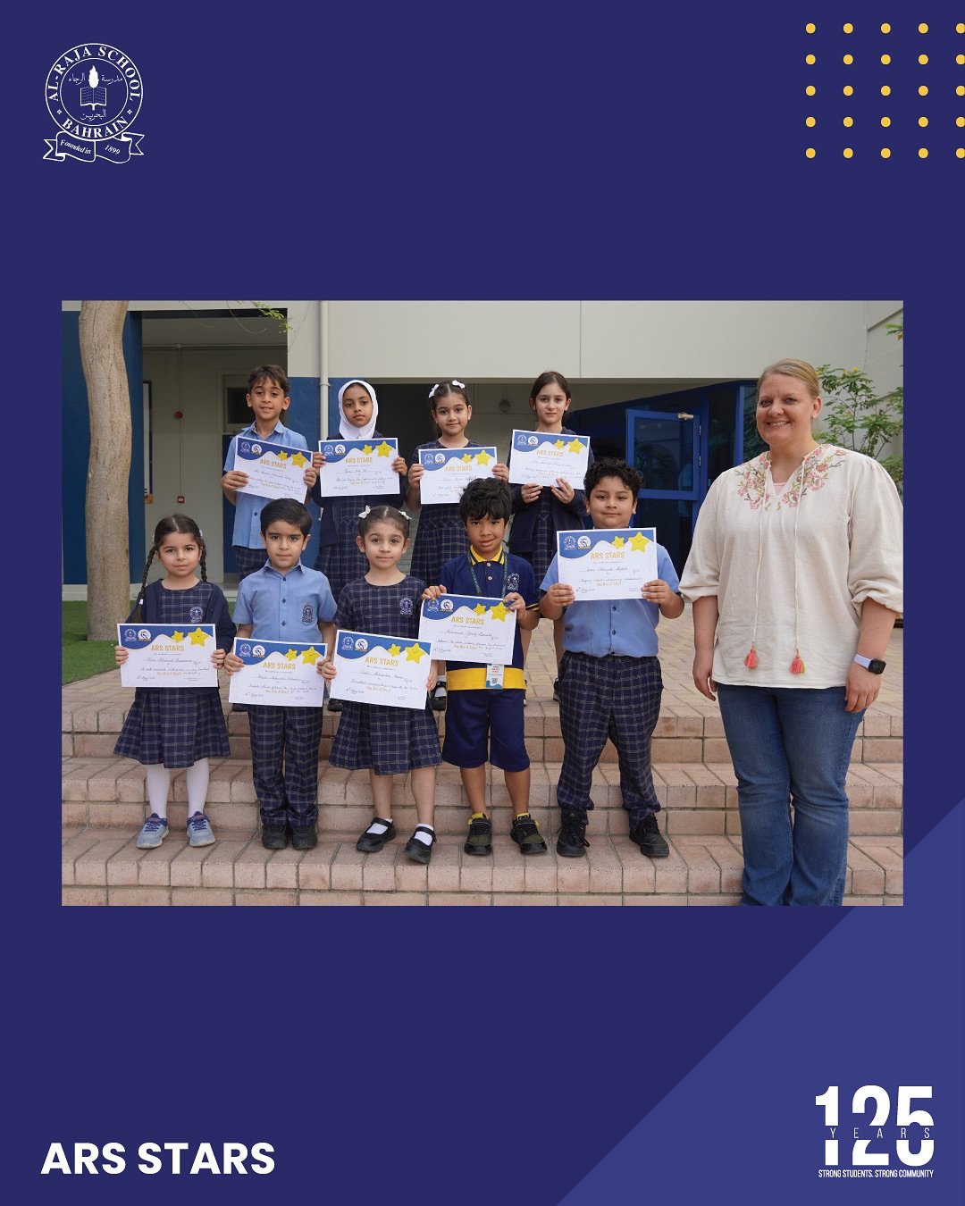 At ARS, we believe in celebrating our students&rsquo; creativity, excellence, and outstanding performance in both academics and behavior. ✨

Today, our Lower Elementary stars received their ARS Stars Certificates a recognition of their hard work and 