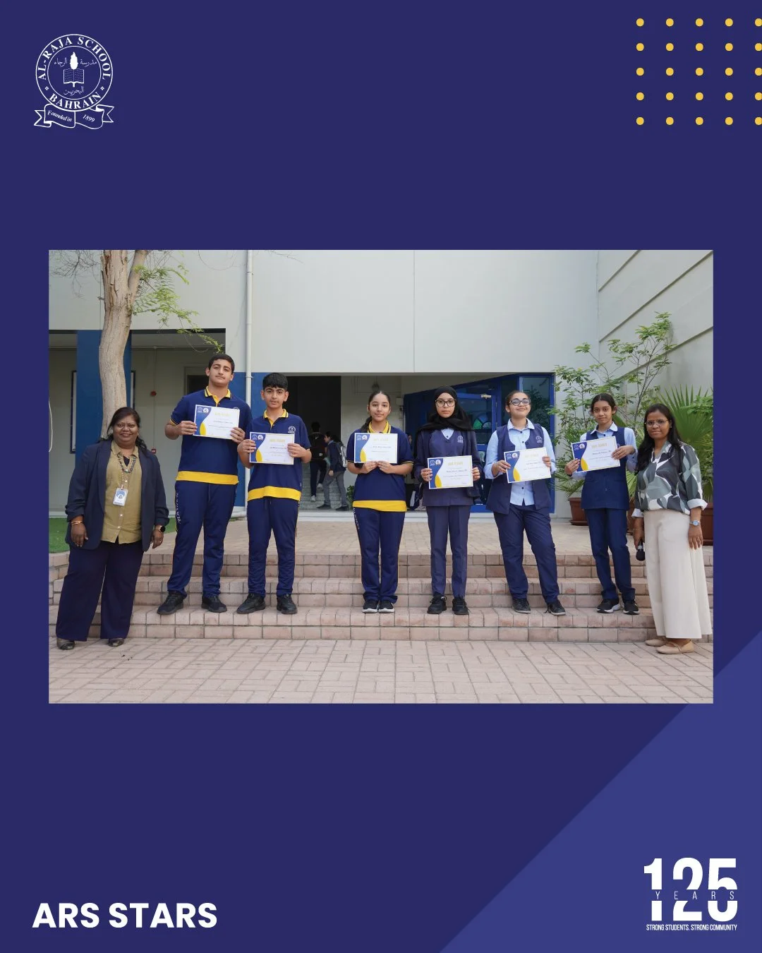 At ARS, we believe in celebrating our students&rsquo; creativity, excellence, and outstanding performance in both academics and behavior. ✨

Today, our Middle School stars received their ARS Stars Certificates a recognition of their hard work and ded