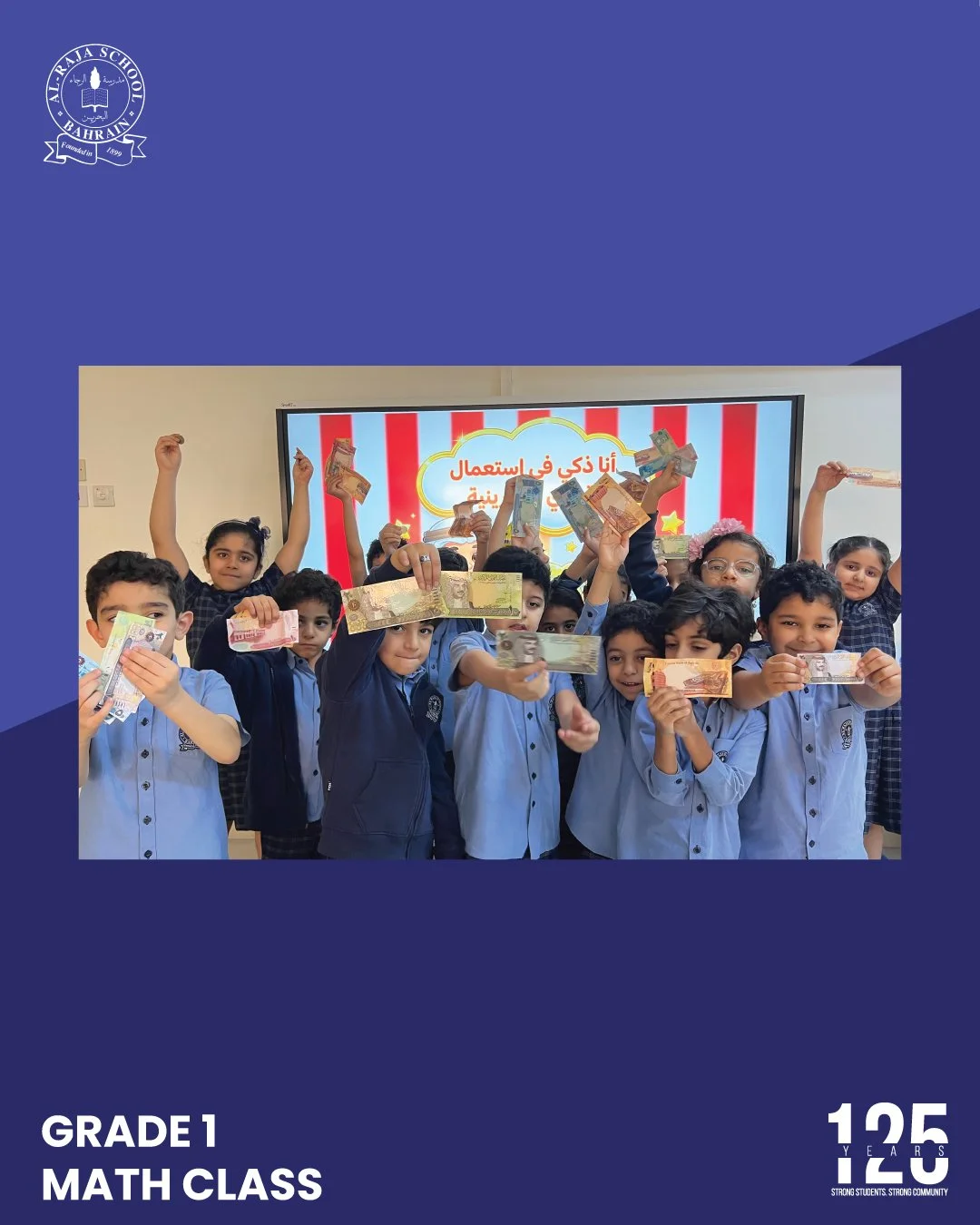 Financial literacy starts early! Our Grade 1 students explored the practical side of mathematics by learning how to identify, count, and use money through interactive classroom activities. By simulating real-world situations, students not only streng