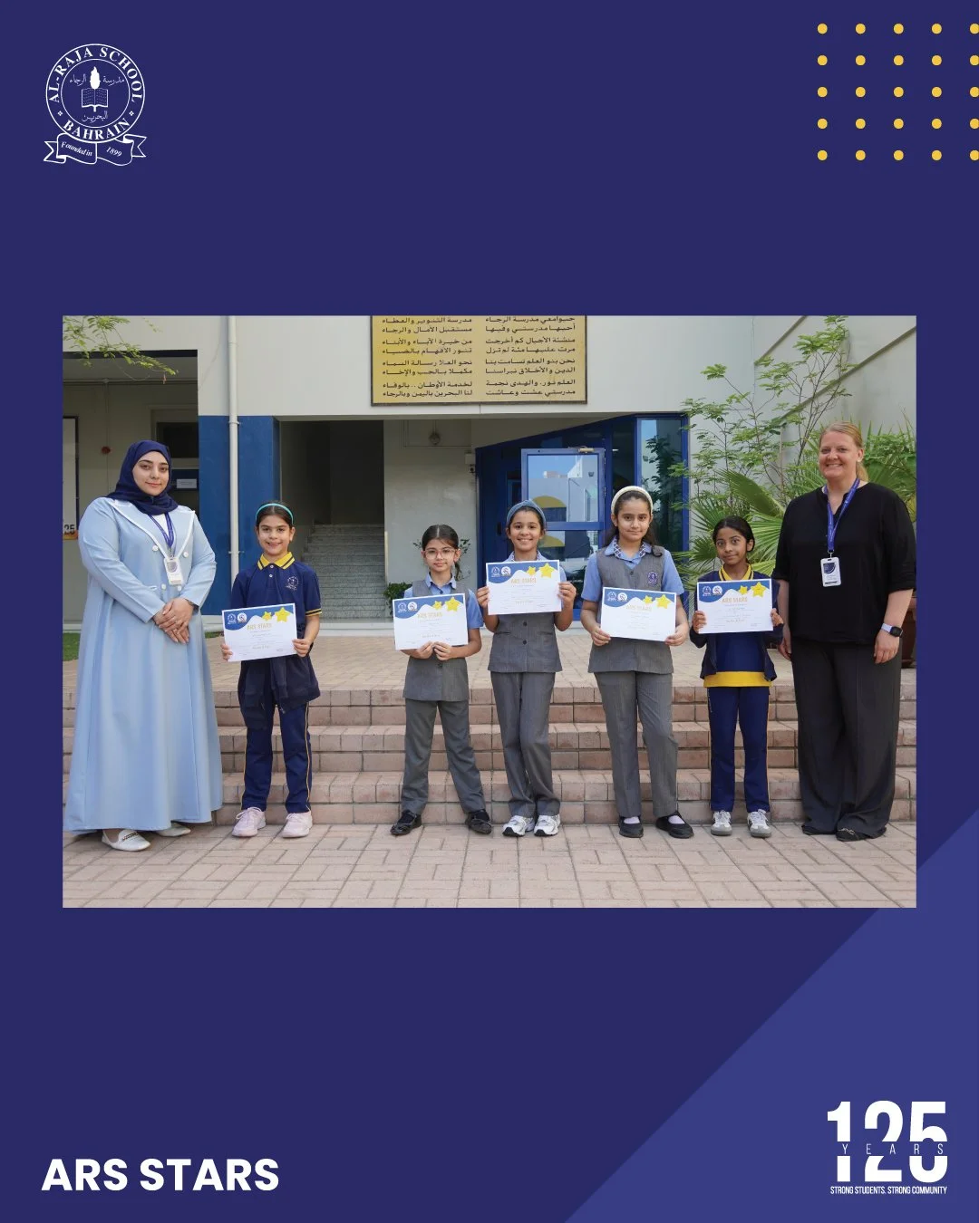 At ARS, we believe in celebrating our students&rsquo; creativity, excellence, and outstanding performance in both academics and behavior. ✨

Today, our Upper Elementary stars received their ARS Stars Certificates a recognition of their hard work and 