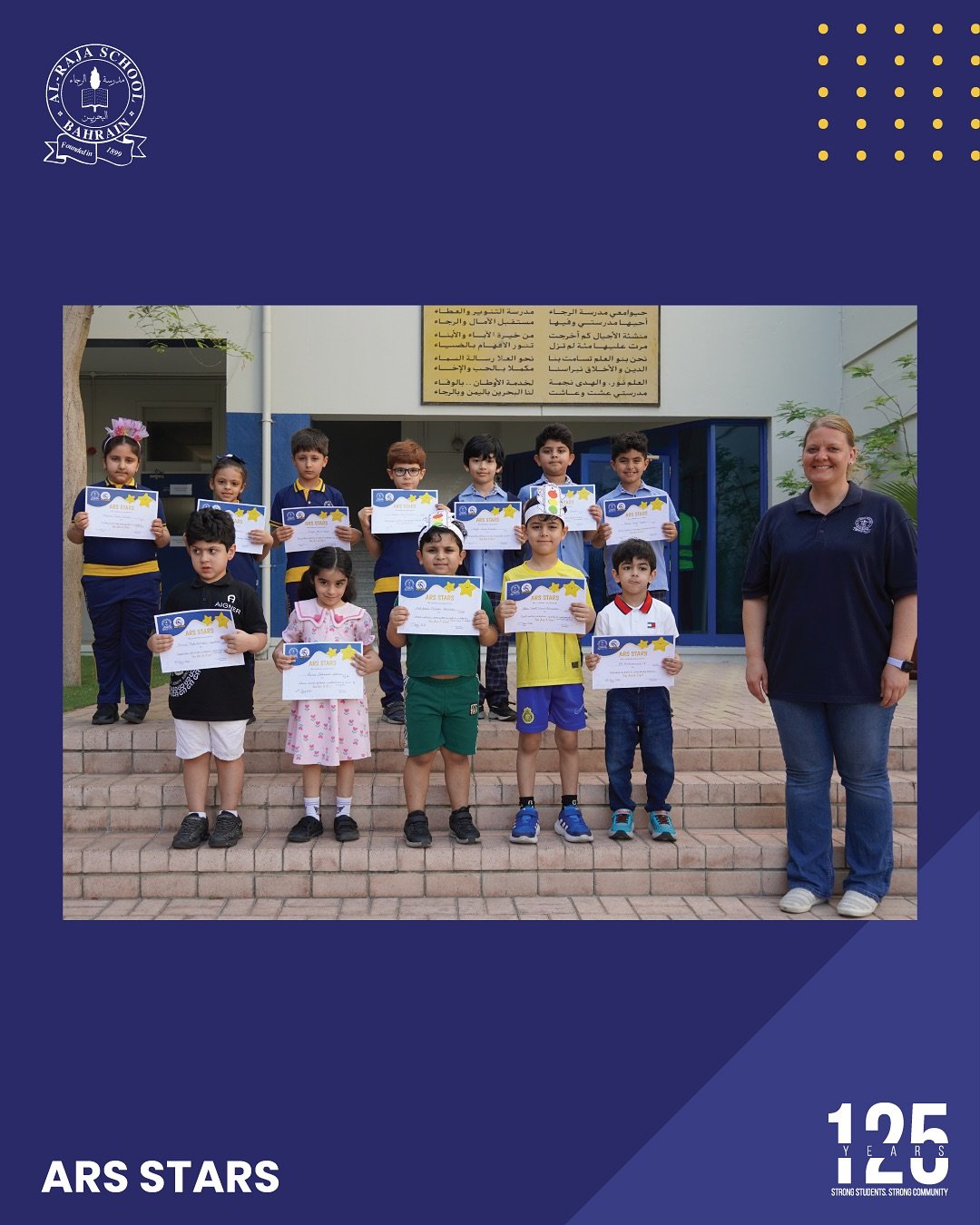 At ARS, we believe in celebrating our students&rsquo; creativity, excellence, and outstanding performance in both academics and behavior. ✨

Today, our Lower Elementary stars received their ARS Stars Certificates a recognition of their hard work and 
