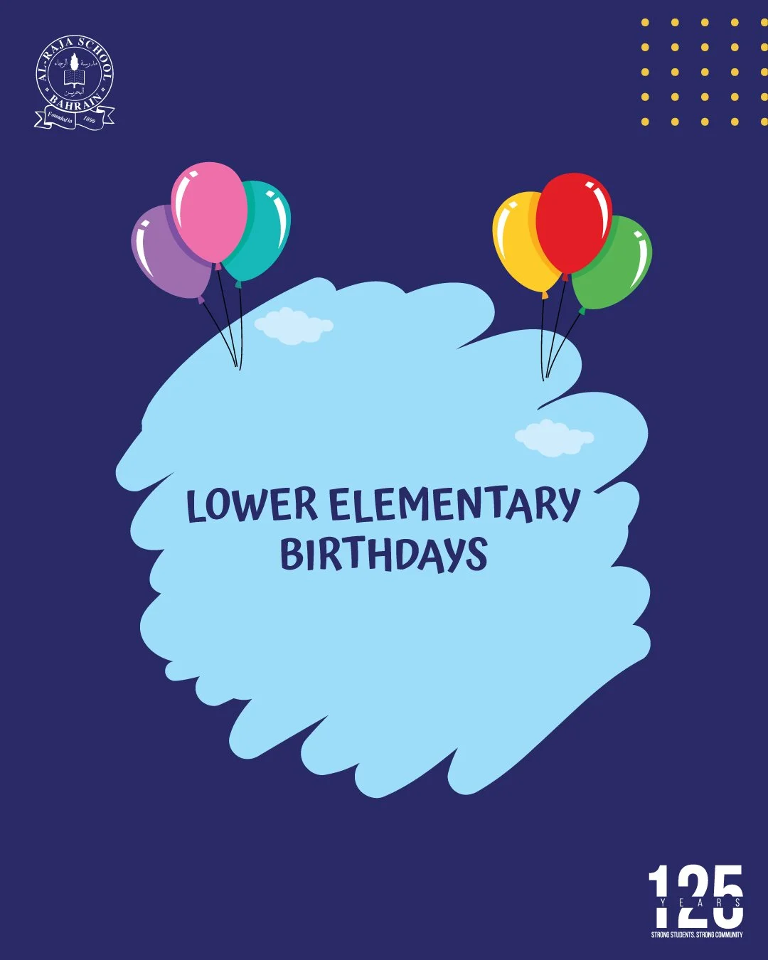 Our Lower Elementary students had so much fun celebrating the birthdays of their classmates born in February to July. 🎈🍰 From delicious cakes to fun games, the day was full of laughter and unforgettable moments. 💛 Seeing friendships grow stronger 