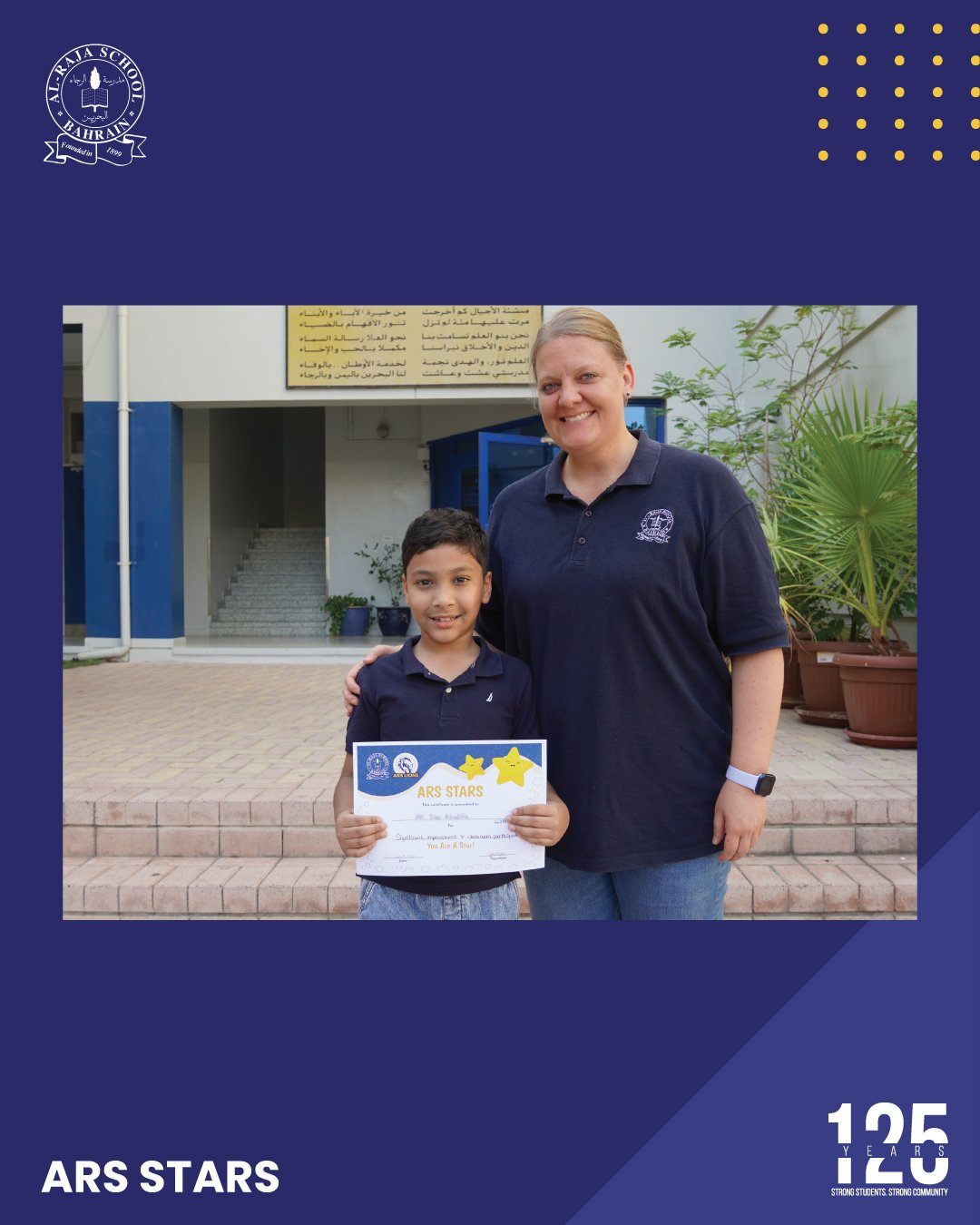 At ARS, we believe in celebrating our students&rsquo; creativity, excellence, and outstanding performance in both academics and behavior. ✨

Today, our Lower Elementary stars received their ARS Stars Certificates a recognition of their hard work and 