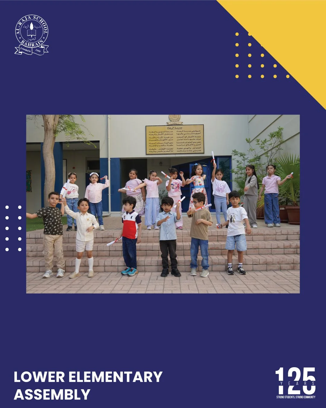 Next stop: Grade 1! 🚂💨

What a beautiful morning at today&rsquo;s Lower Elementary assembly! Our KG 2 students marked the end of their kindergarten journey with a joyful celebration and a heartwarming sing-along. Watching them grow has been a privi