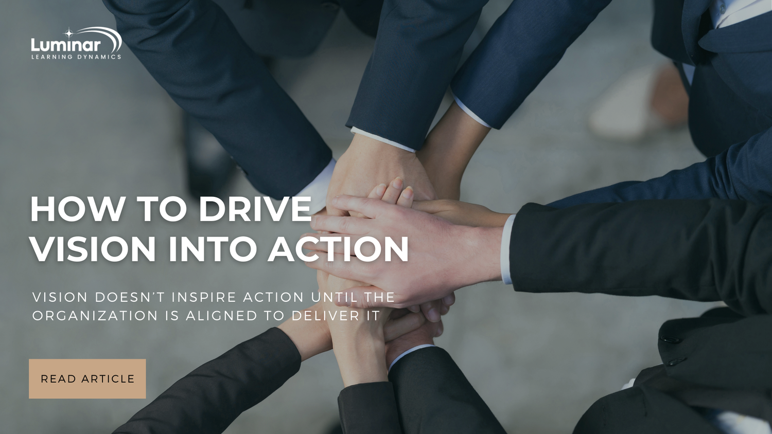 How To Drive Vision Into Action — Luminar Learning Dynamics