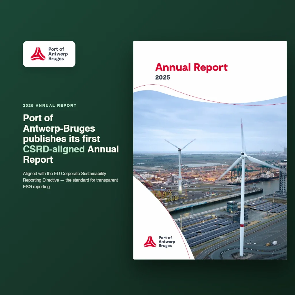 Port of Antwerp-Bruges Publishes Its First CSRD-Aligned Annual Report