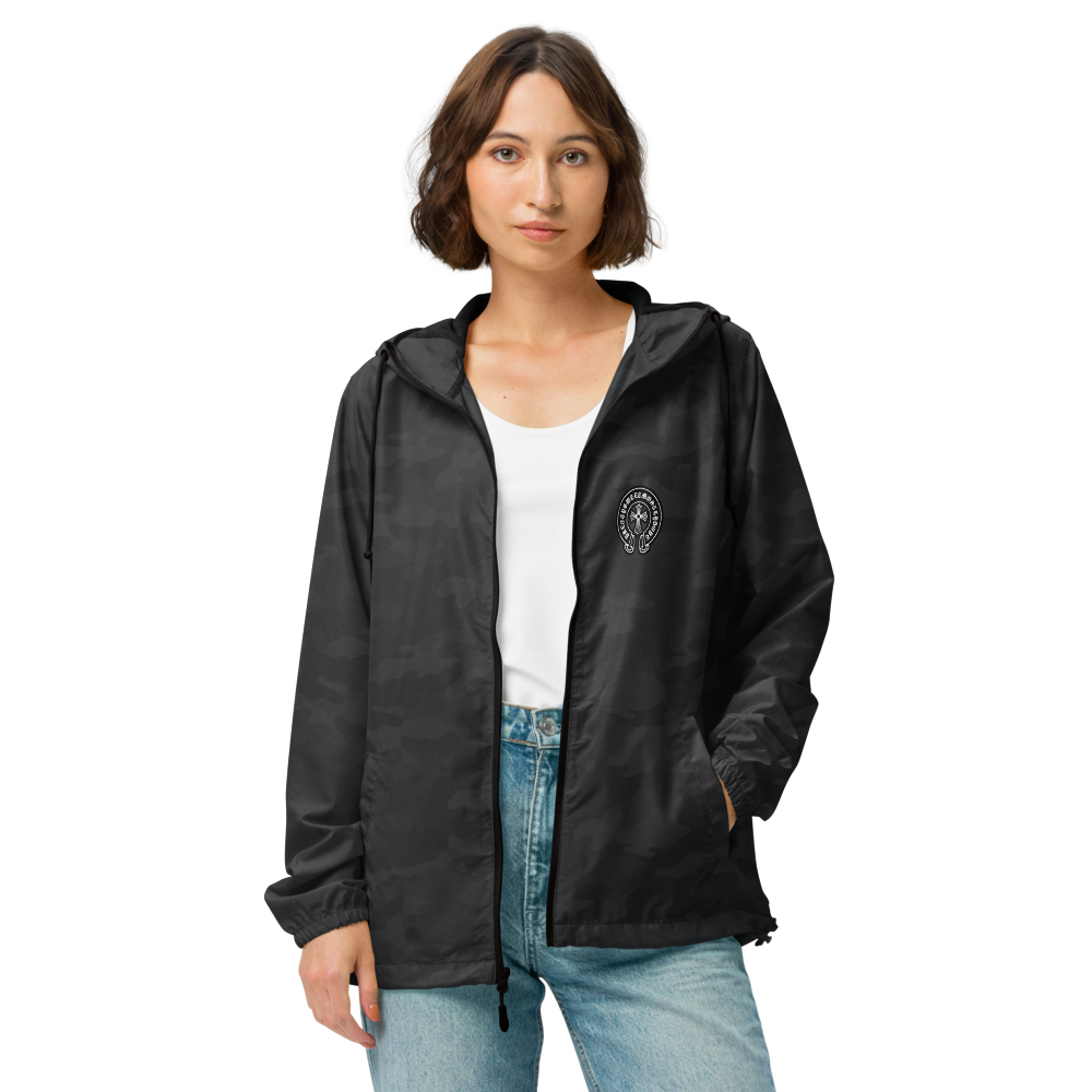 unisex-lightweight-zip-up-windbreaker-black-camo-front-67a56d2b4b7e5.png
