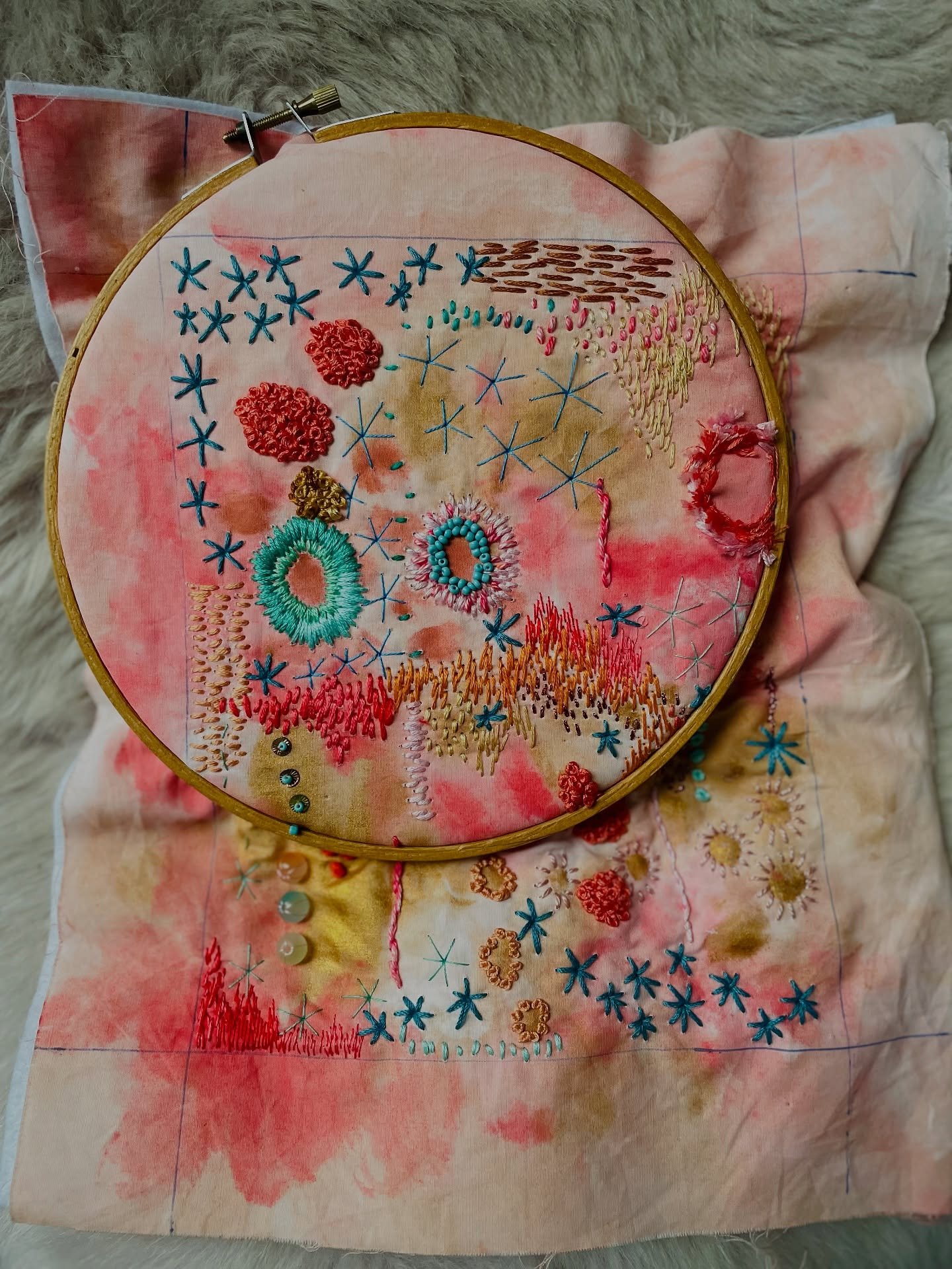 I rediscovered this little piece in a drawer in my studio and I&rsquo;m now finishing it off!