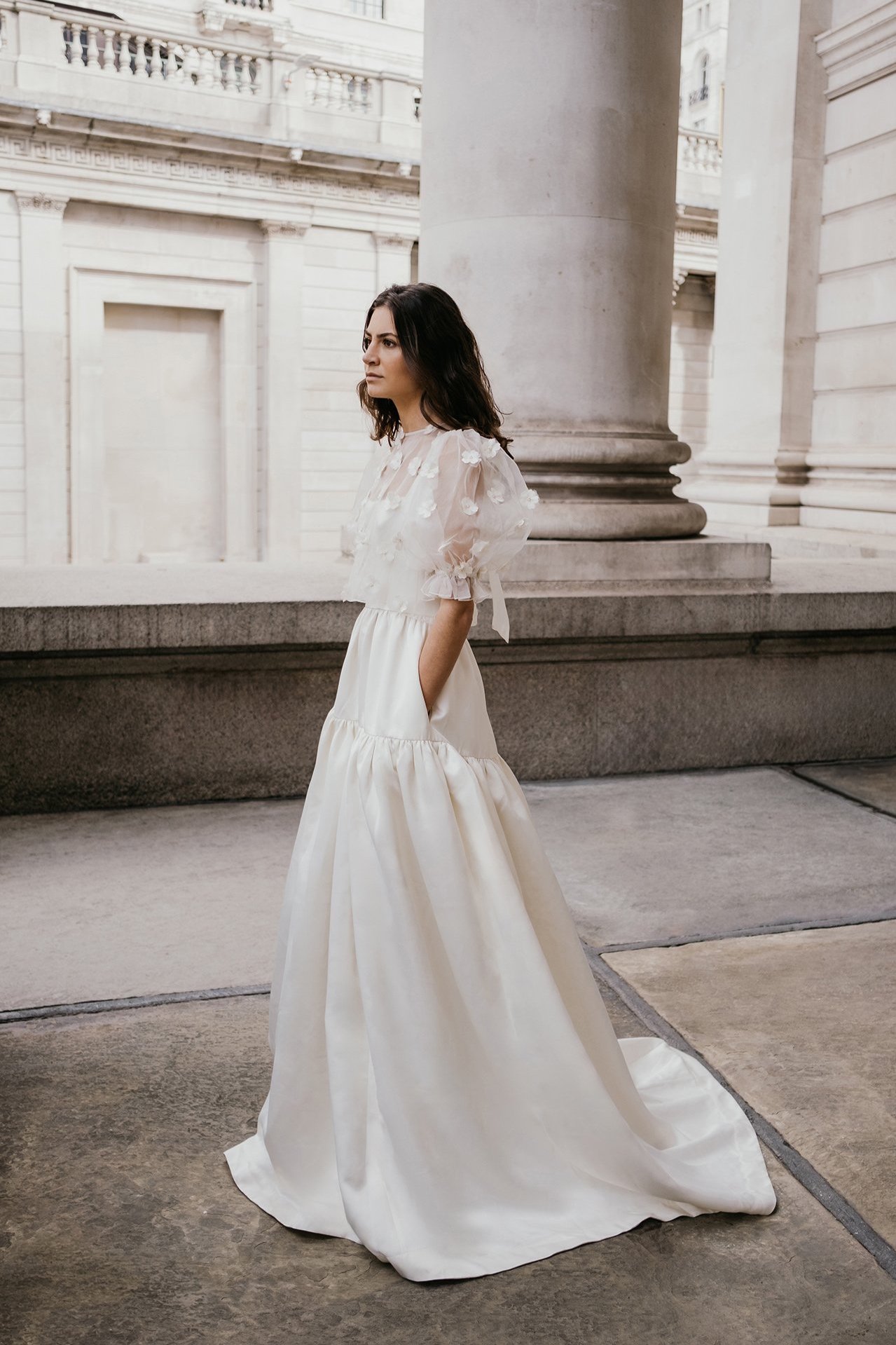 Embellished sale bridal top