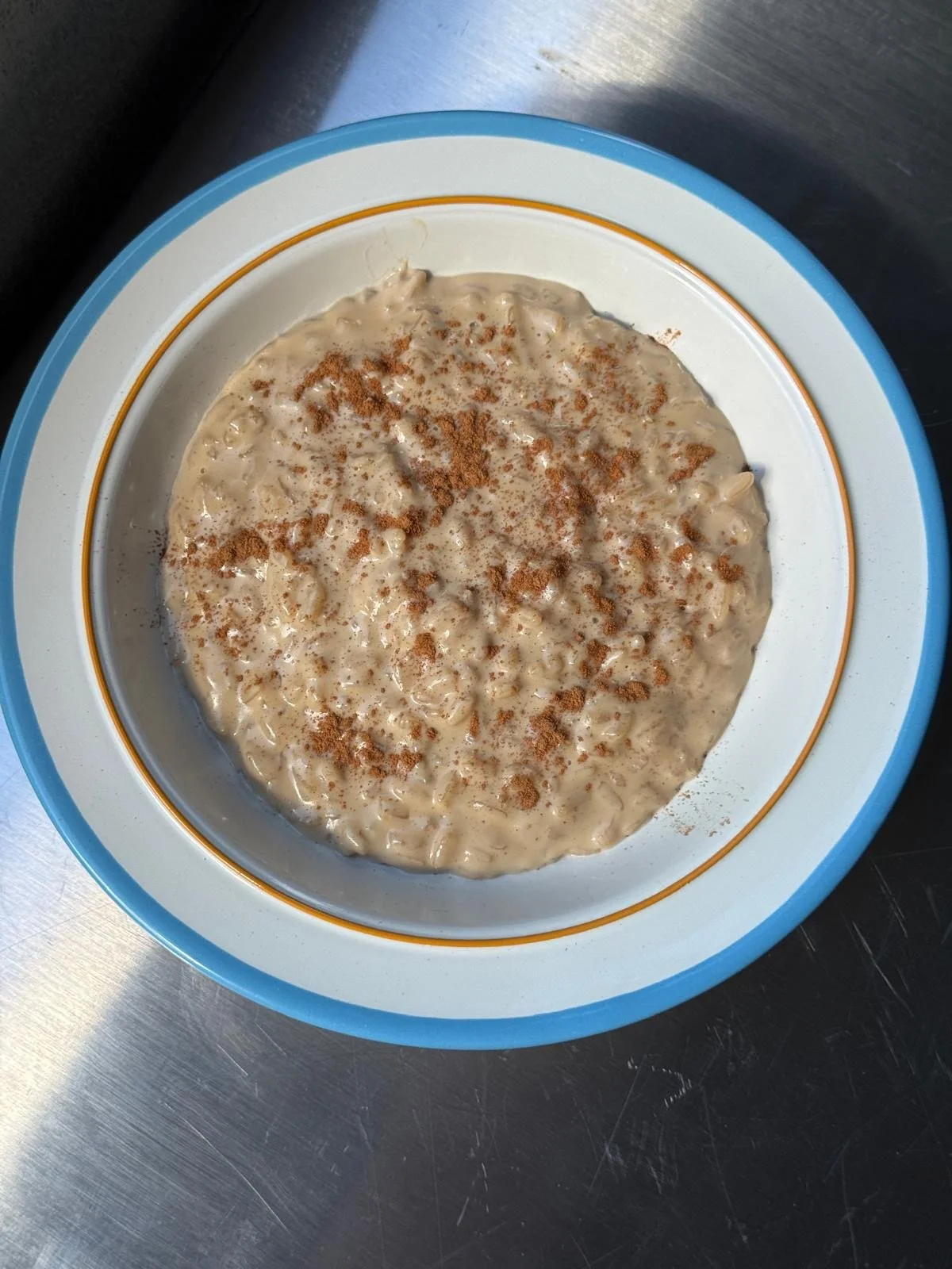 Creamy Coffee Rizogalo (Rice pudding)