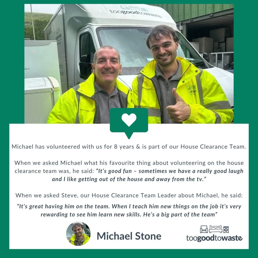 🫶 Our Volunteer Family 🫶

It&rsquo;s Volunteer Week 2026 and we&rsquo;re celebrating our fantastic volunteer family as we couldn&rsquo;t do what we do without them! 

Tonight we would like to introduce you to Michael Stone who volunteers on our Hou