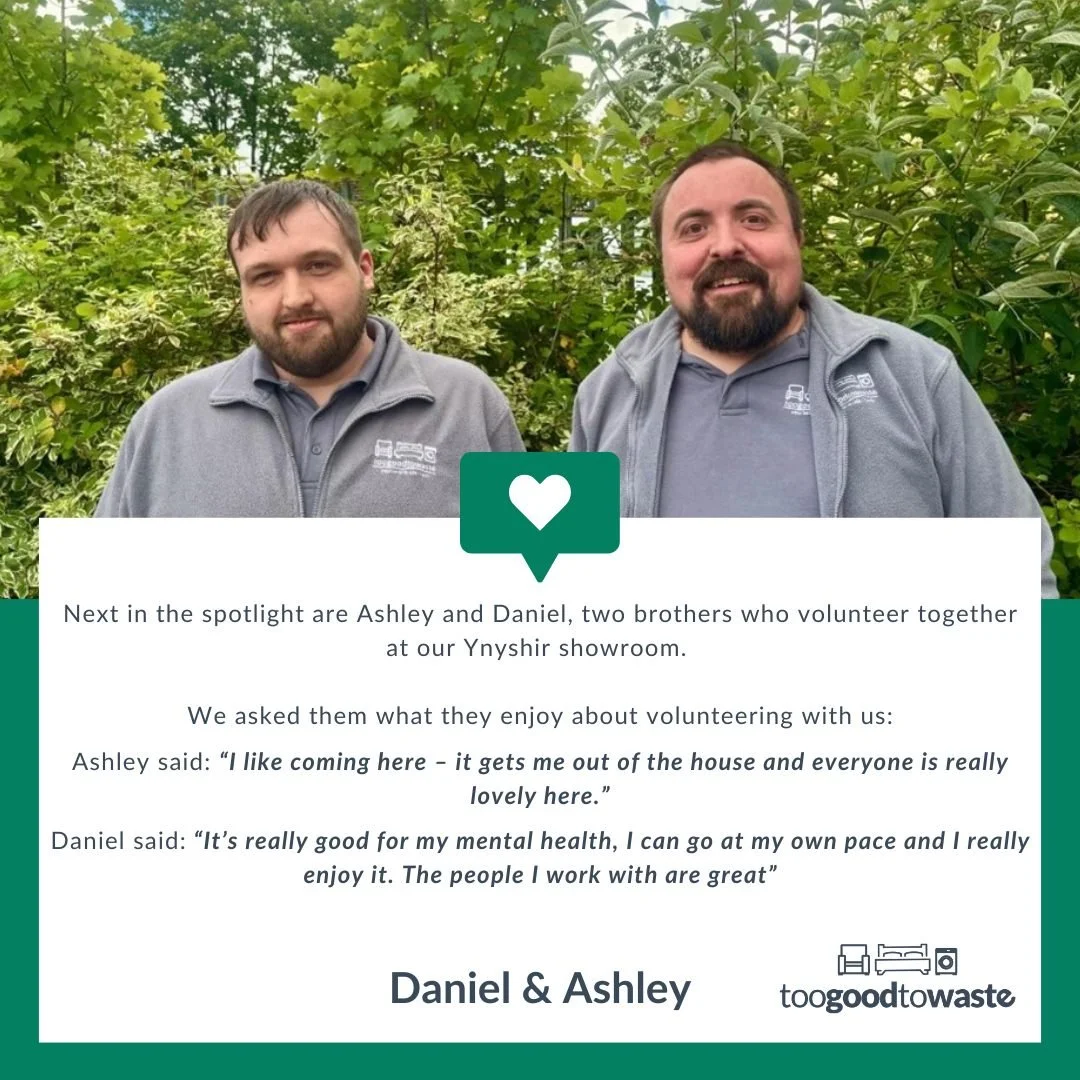 🫶 Our Volunteer Family 🫶

It&rsquo;s Volunteer Week 2026 and we&rsquo;re celebrating our fantastic volunteer family as we couldn&rsquo;t do what we do without them!

Next in the spotlight are Ashley and Daniel, two brothers who volunteer together a