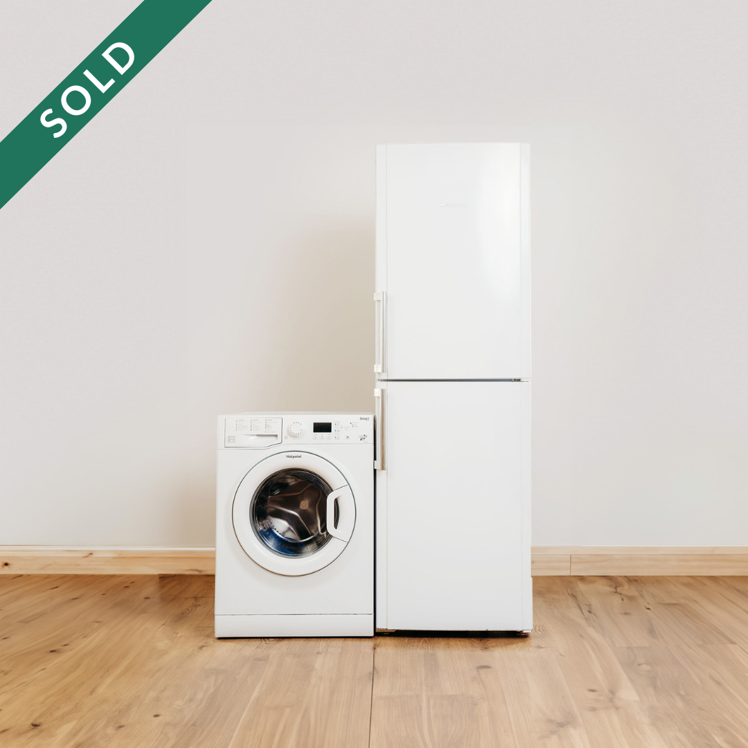 White Fridge Freezer &amp; Washing Machine