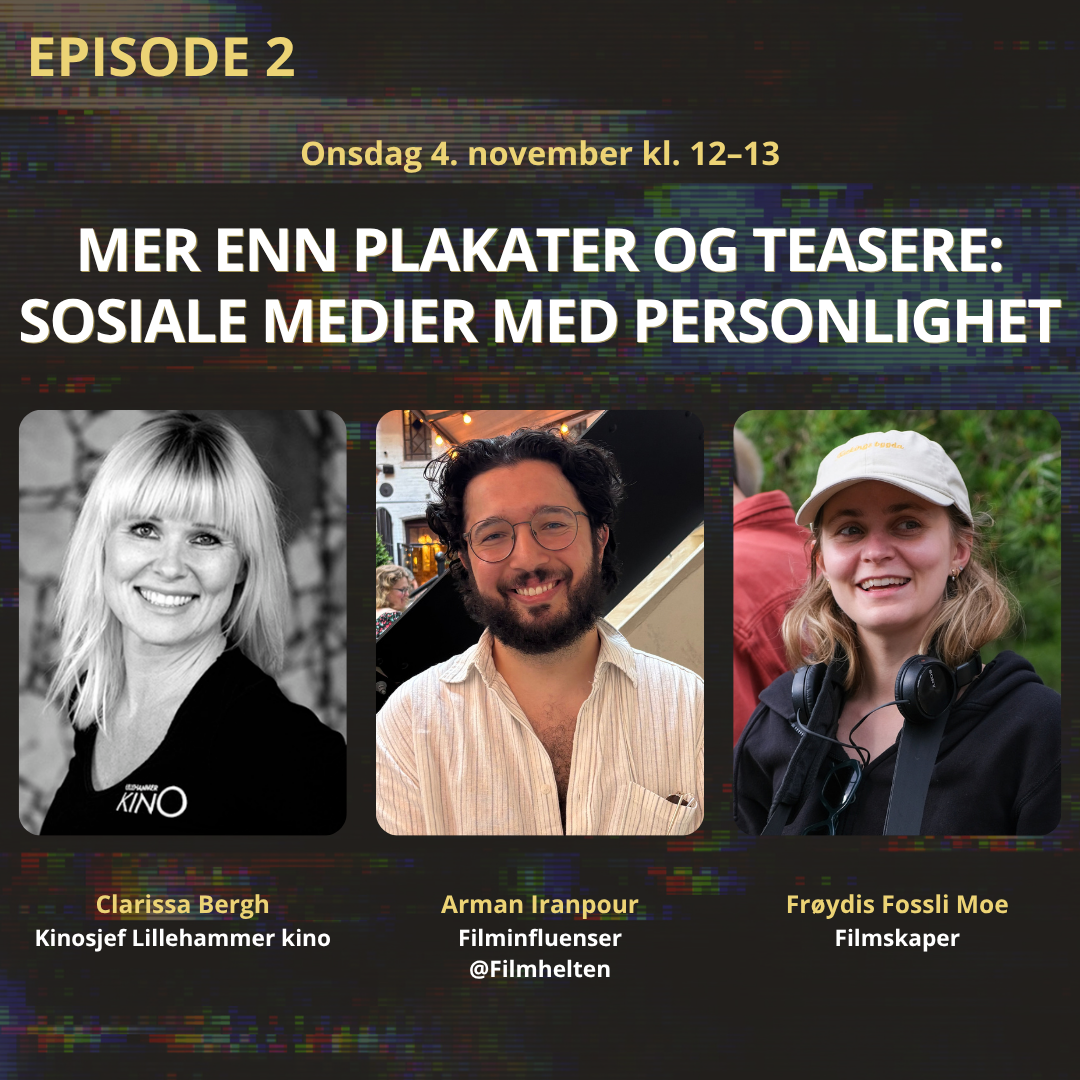 Mer enn plakater og teasere: Sosiale medier med personlighet