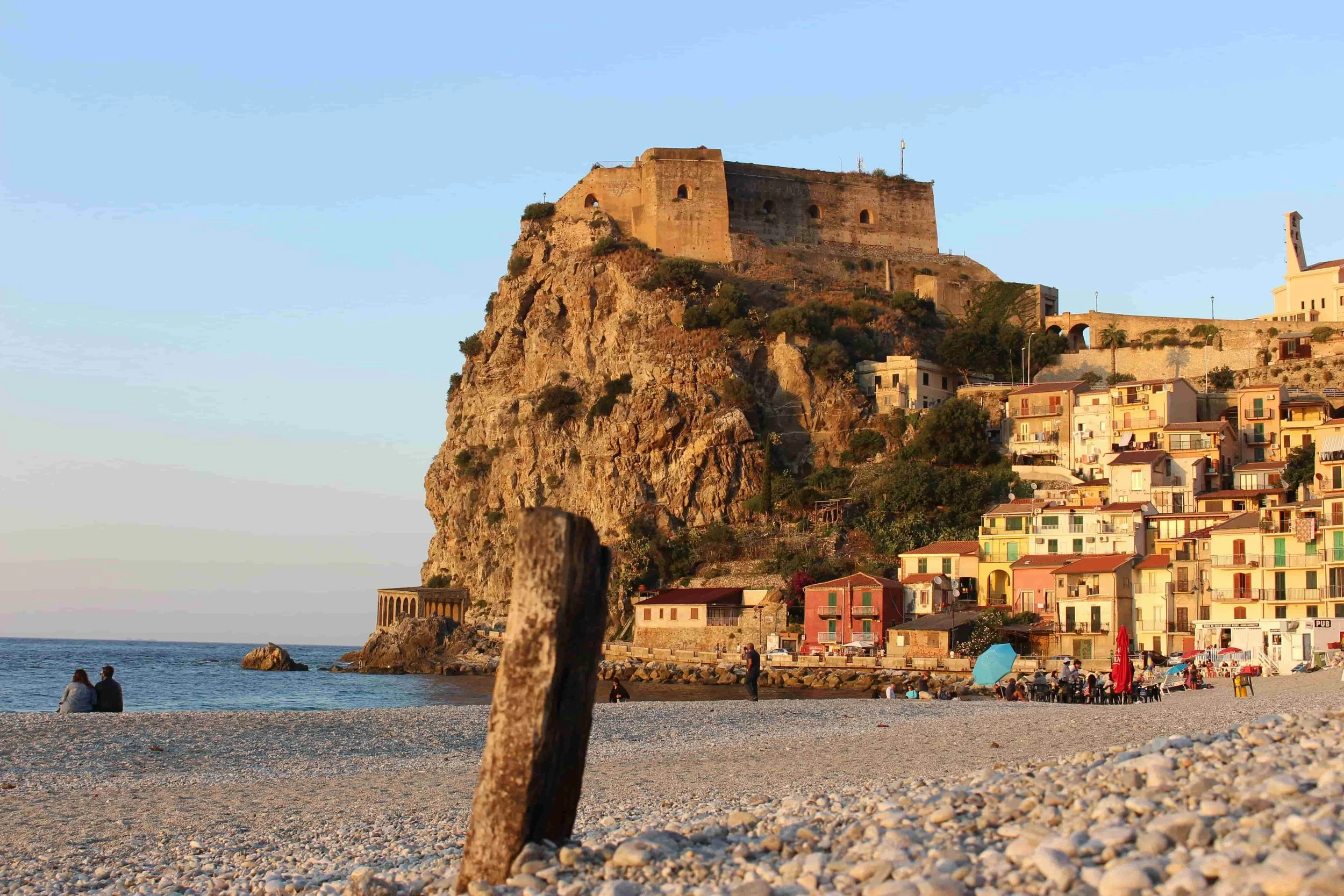 A beach in Scilla, Calabria