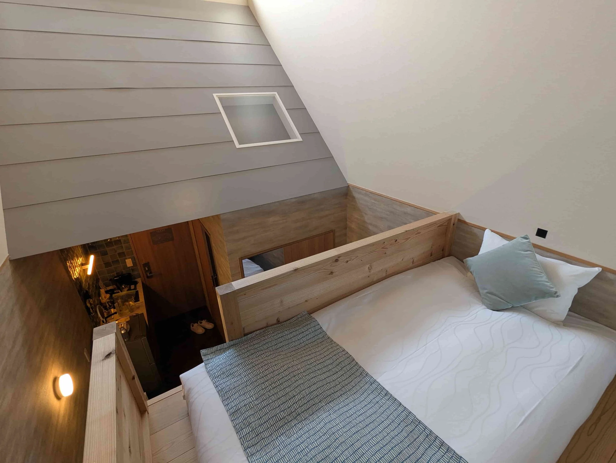 The interior of a hotel room