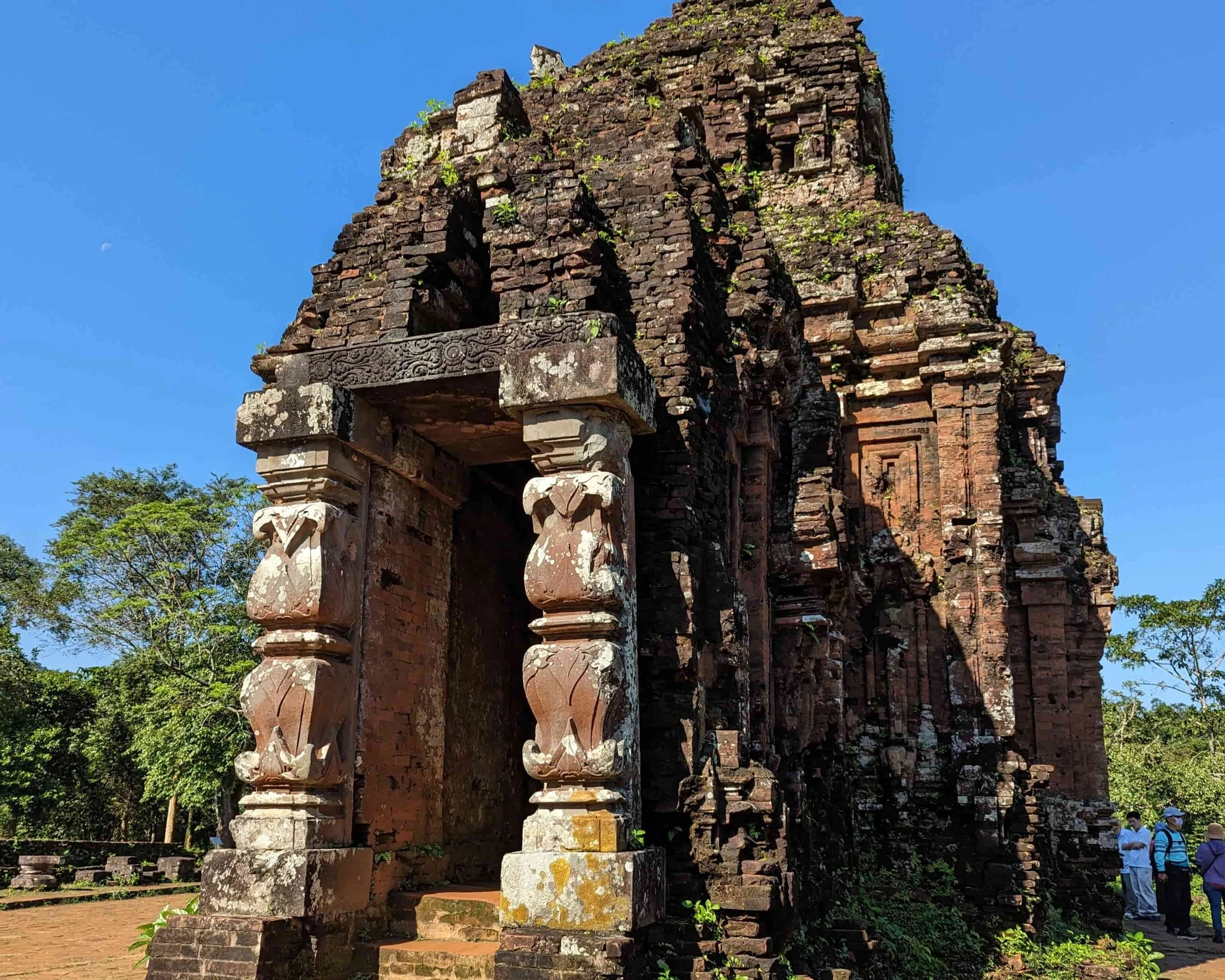 Ancient ruins at My Son Sanctuary in Vietnam