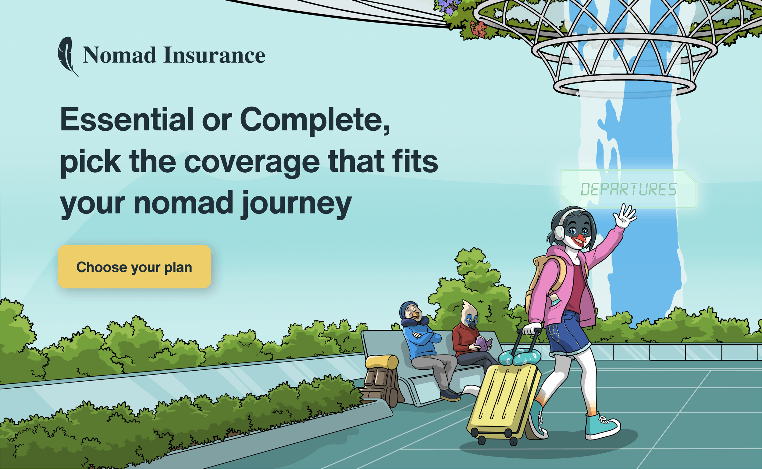 SafetyWing Nomad insurance banner