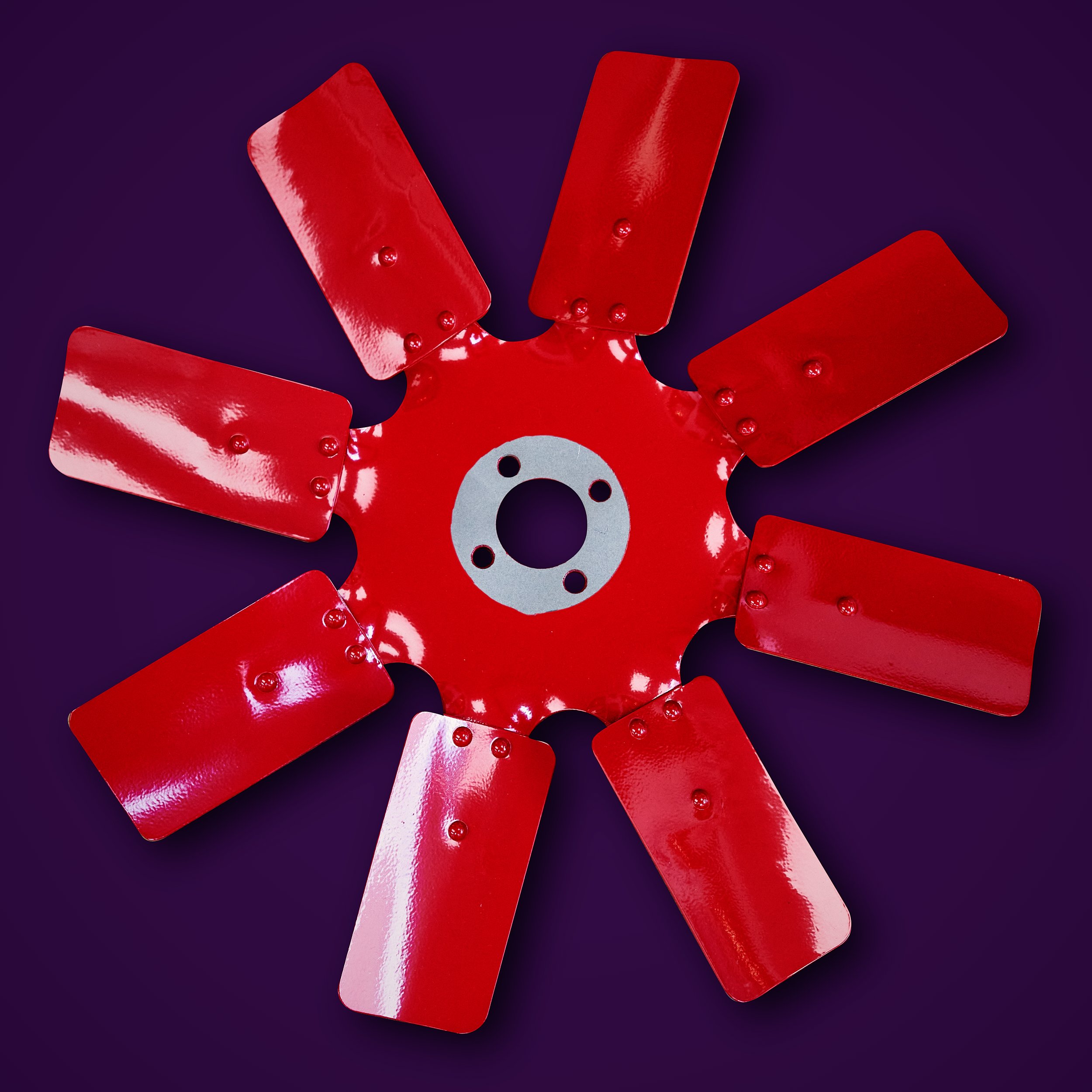 Radiator fan of an Aston Martin DB5