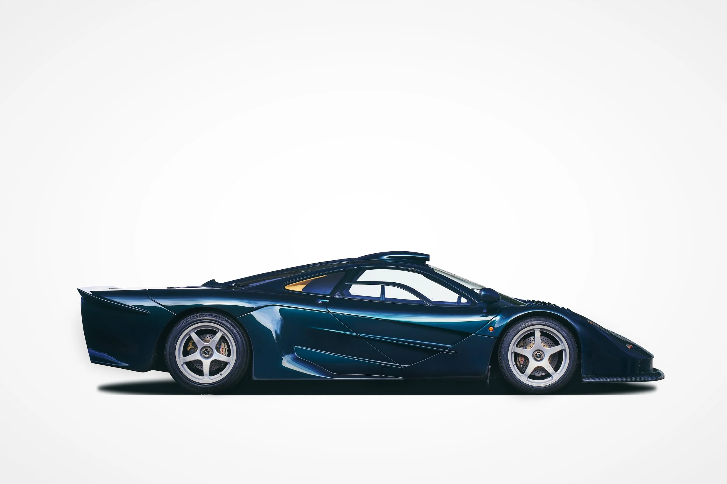 Green McLaren F1 GT shot for Kidston Retromobile