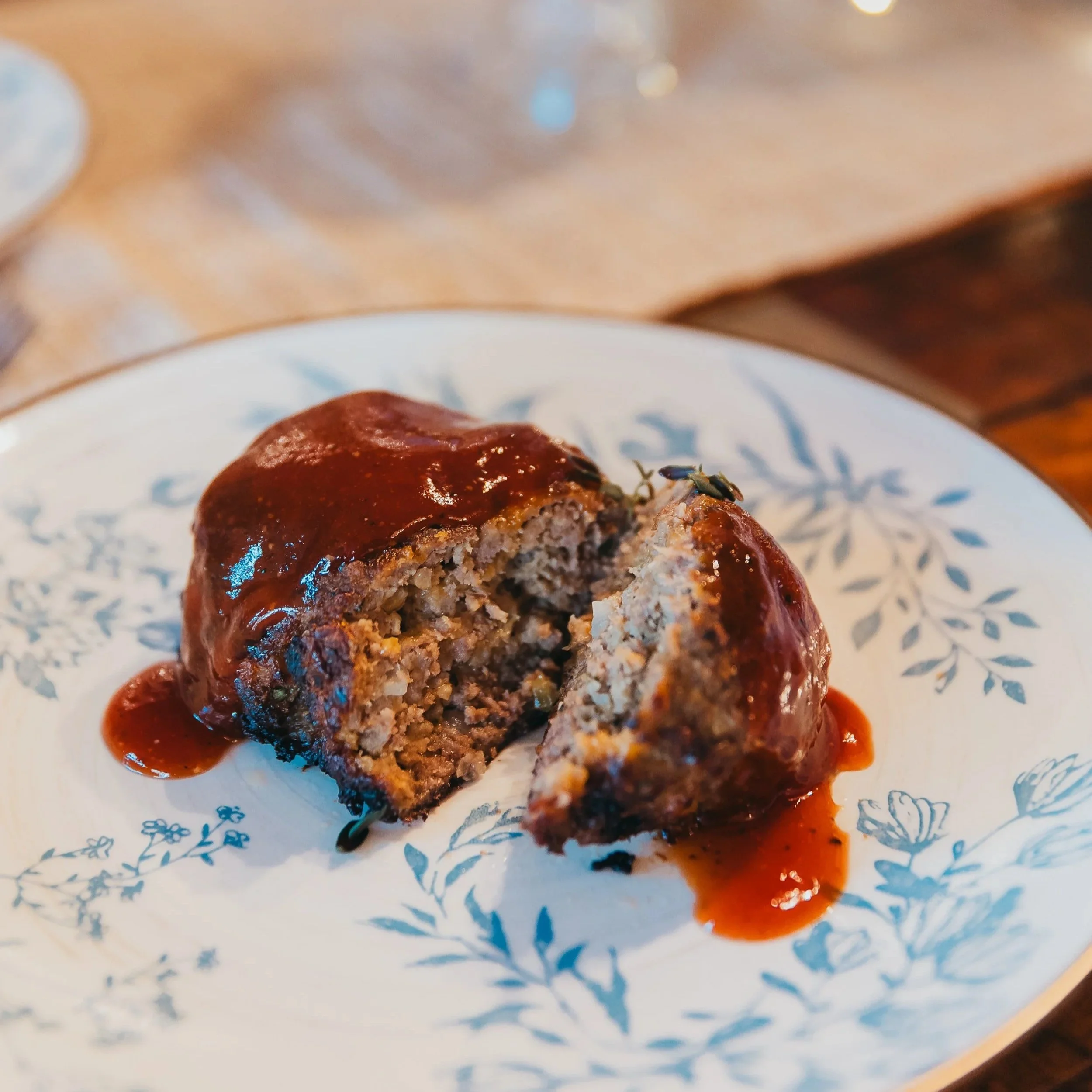 Meatloaf with Signature Meatloaf Sauce&nbsp;