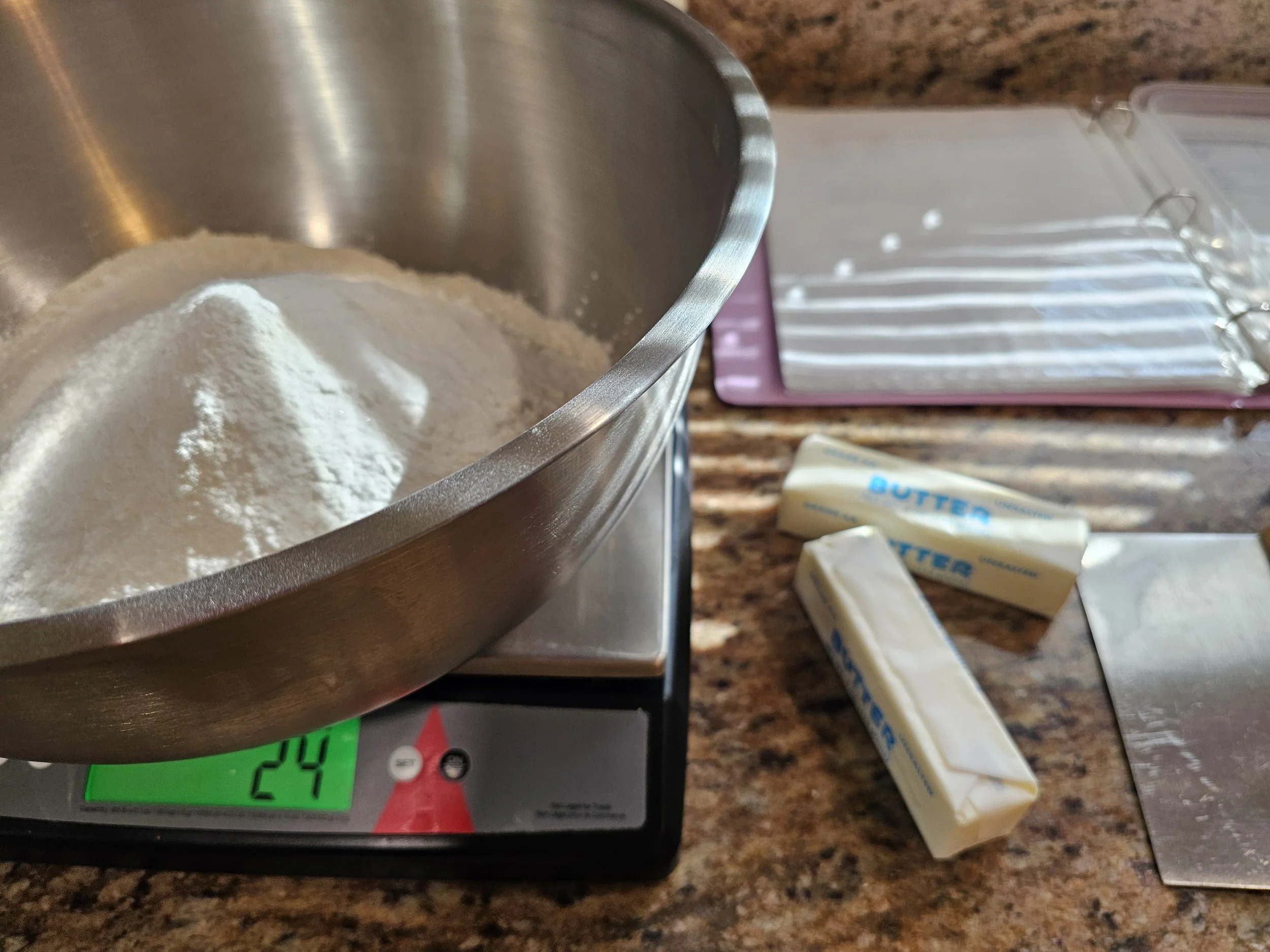 Weigh ingredients 