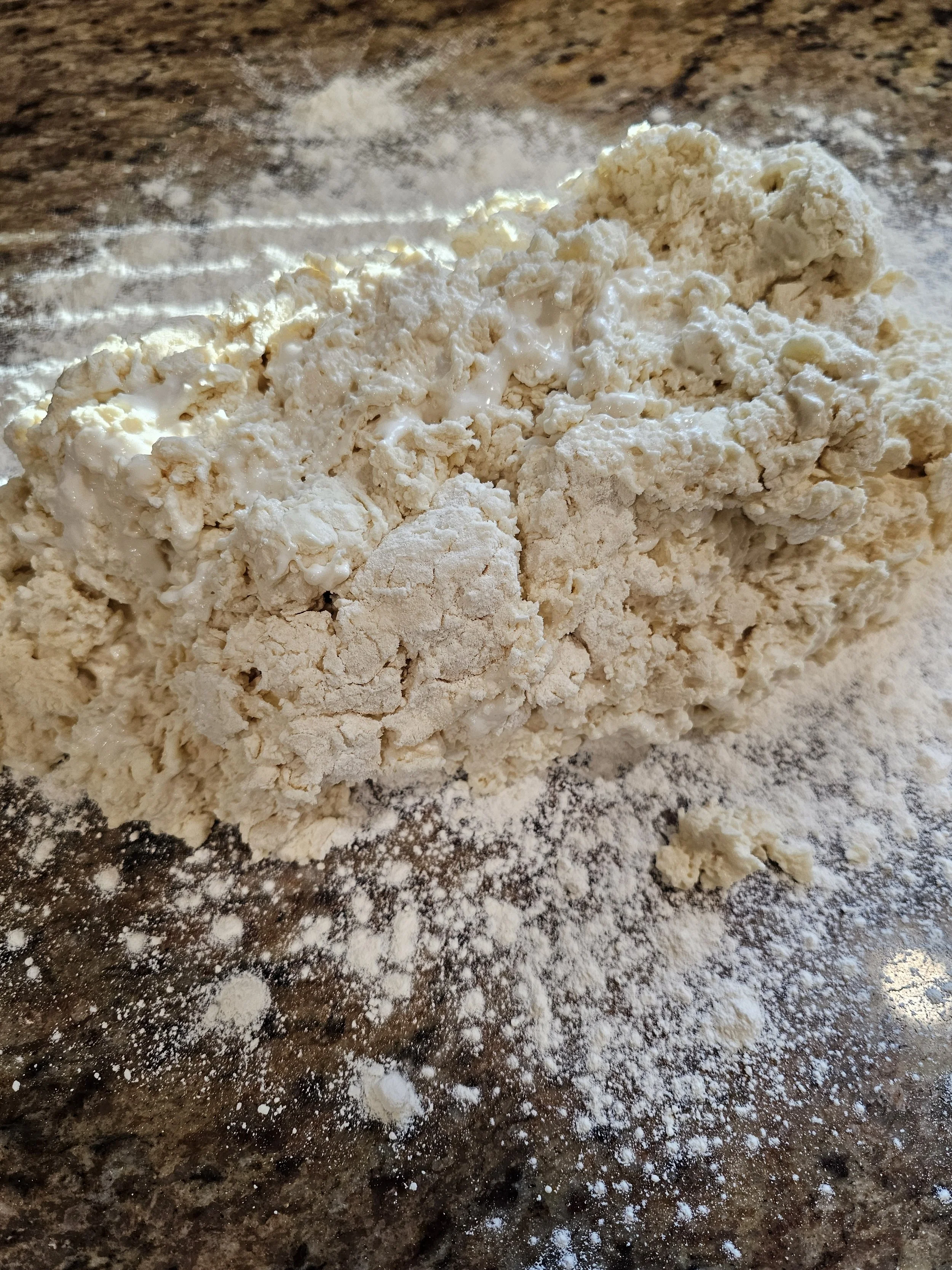 Turn out onto floured surface